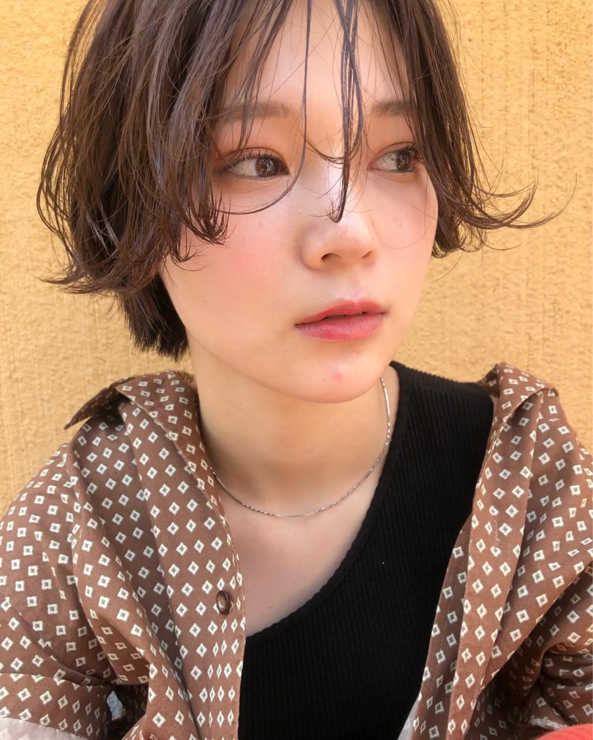 ショート カラー THE DAY所属・AKI HASHIMOTOのヘアスタイル