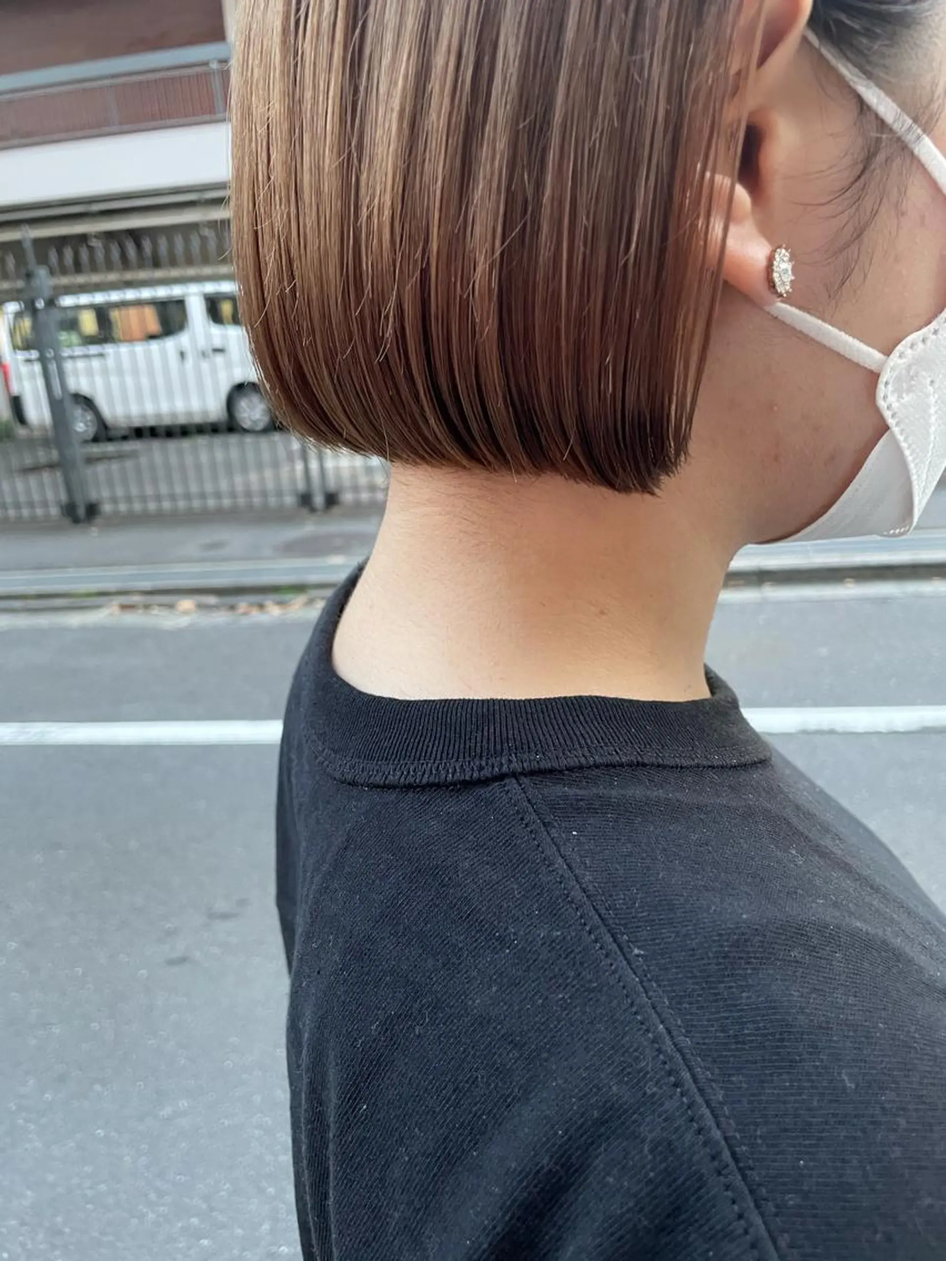 ミディアム カラー キッズ カット トリートメント オトナヘア🌿 harukaのヘアスタイル