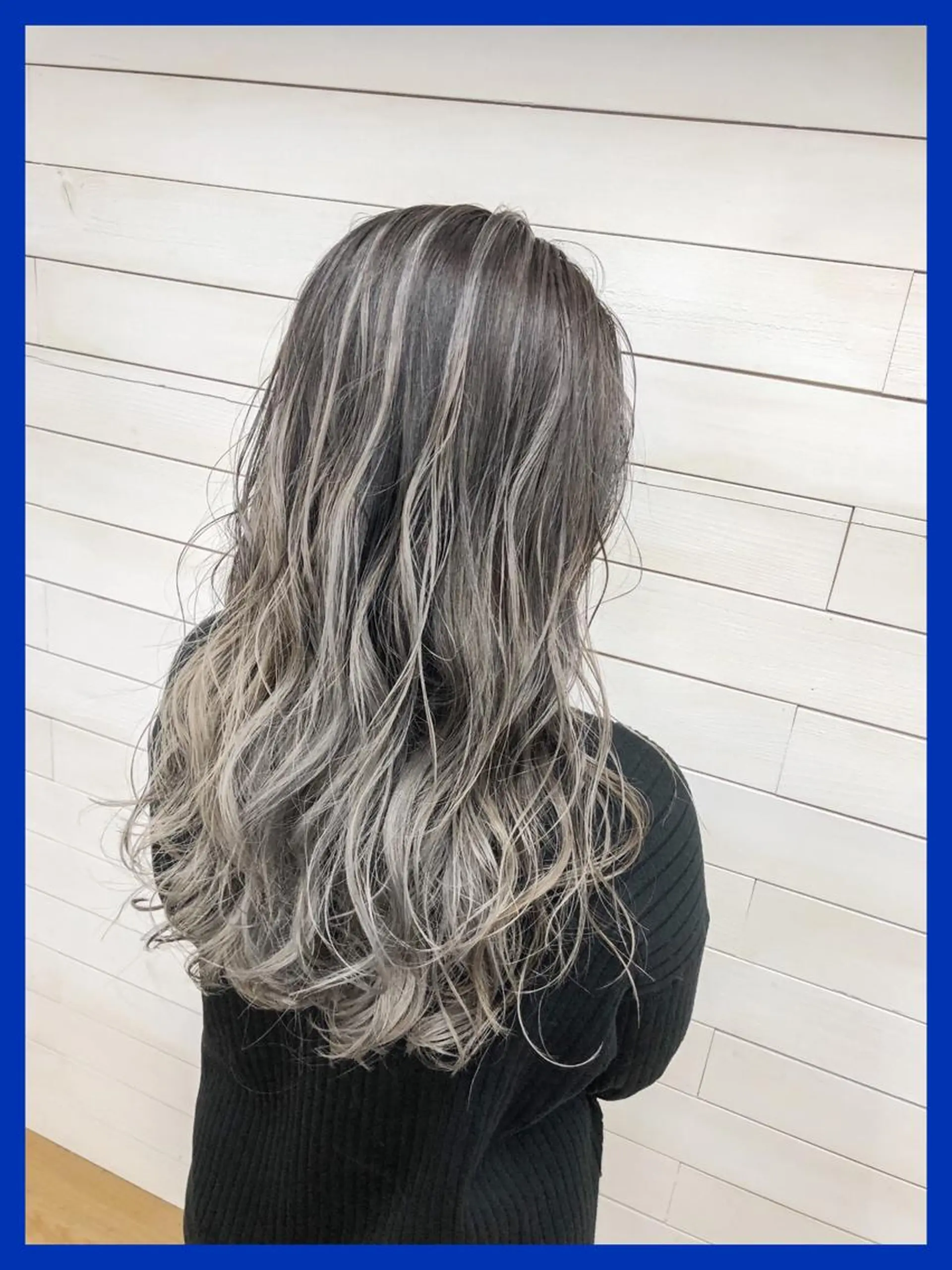 ロング カラー カット ヘアカラー youres hair髪質改善トリートメント&ヘッドスパ新宿三丁目店所属・レイヤーカット× 髪質改善たもりのヘアスタイル