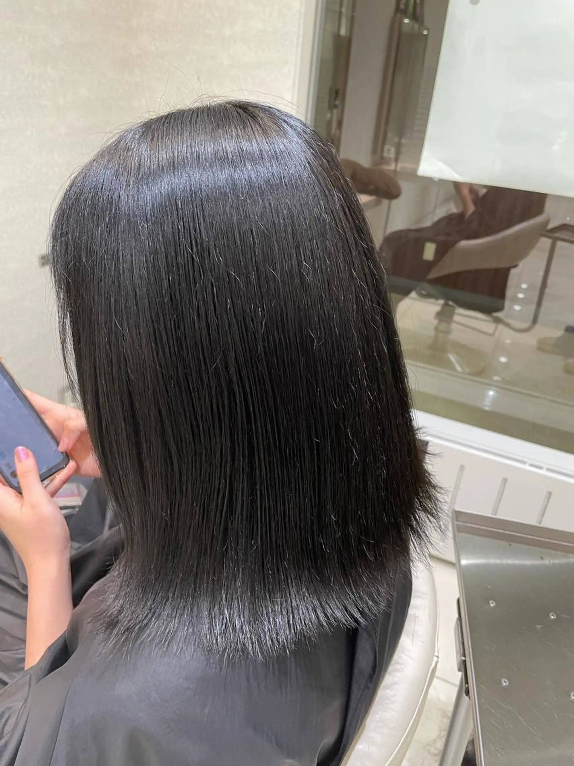 ミディアム カラー ご新規様限定クーポン あります　桂口　烈闘のヘアスタイル