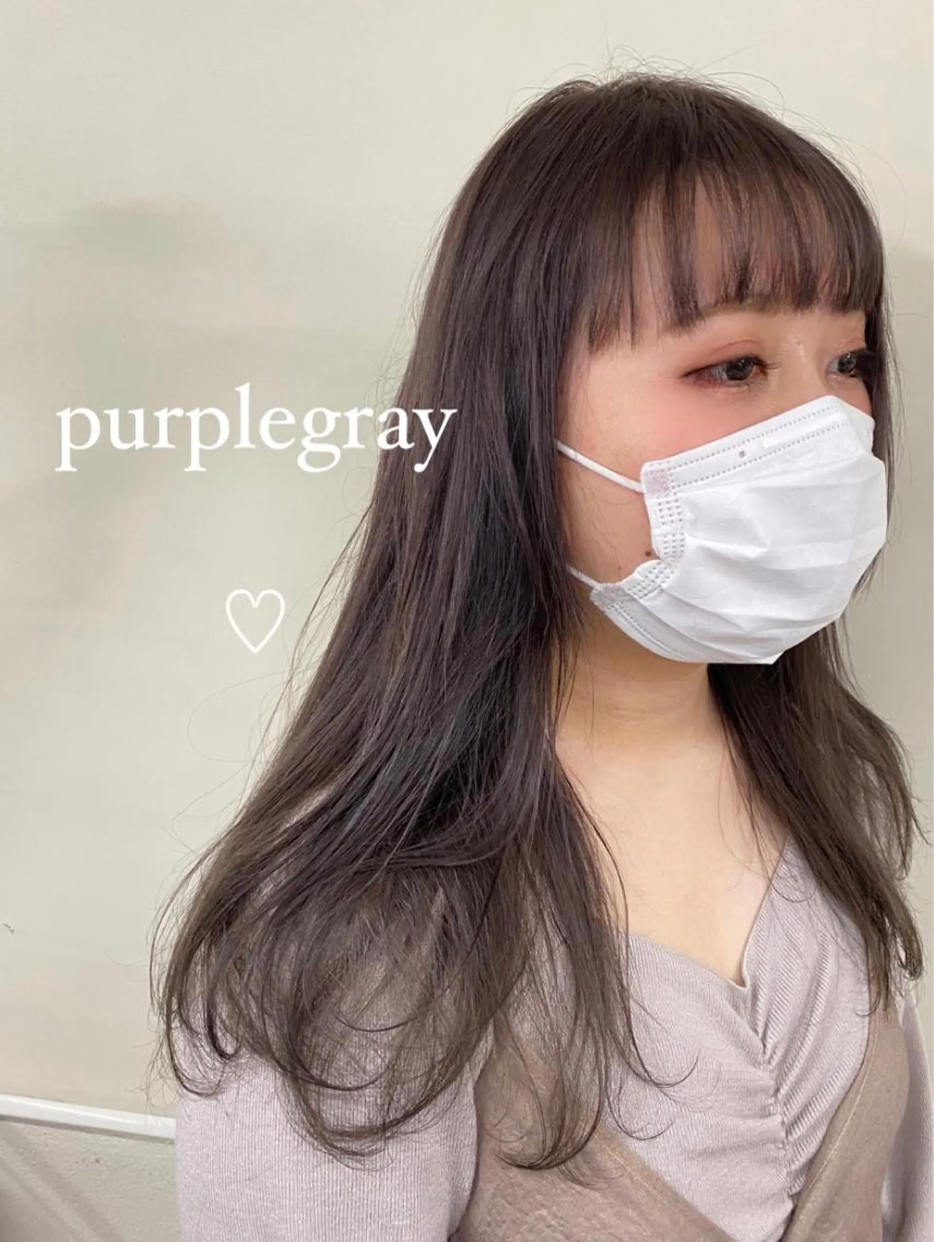 セミロング ヘアカラー エクステ ハイトーン 💭黒崎ハルカのヘアスタイル