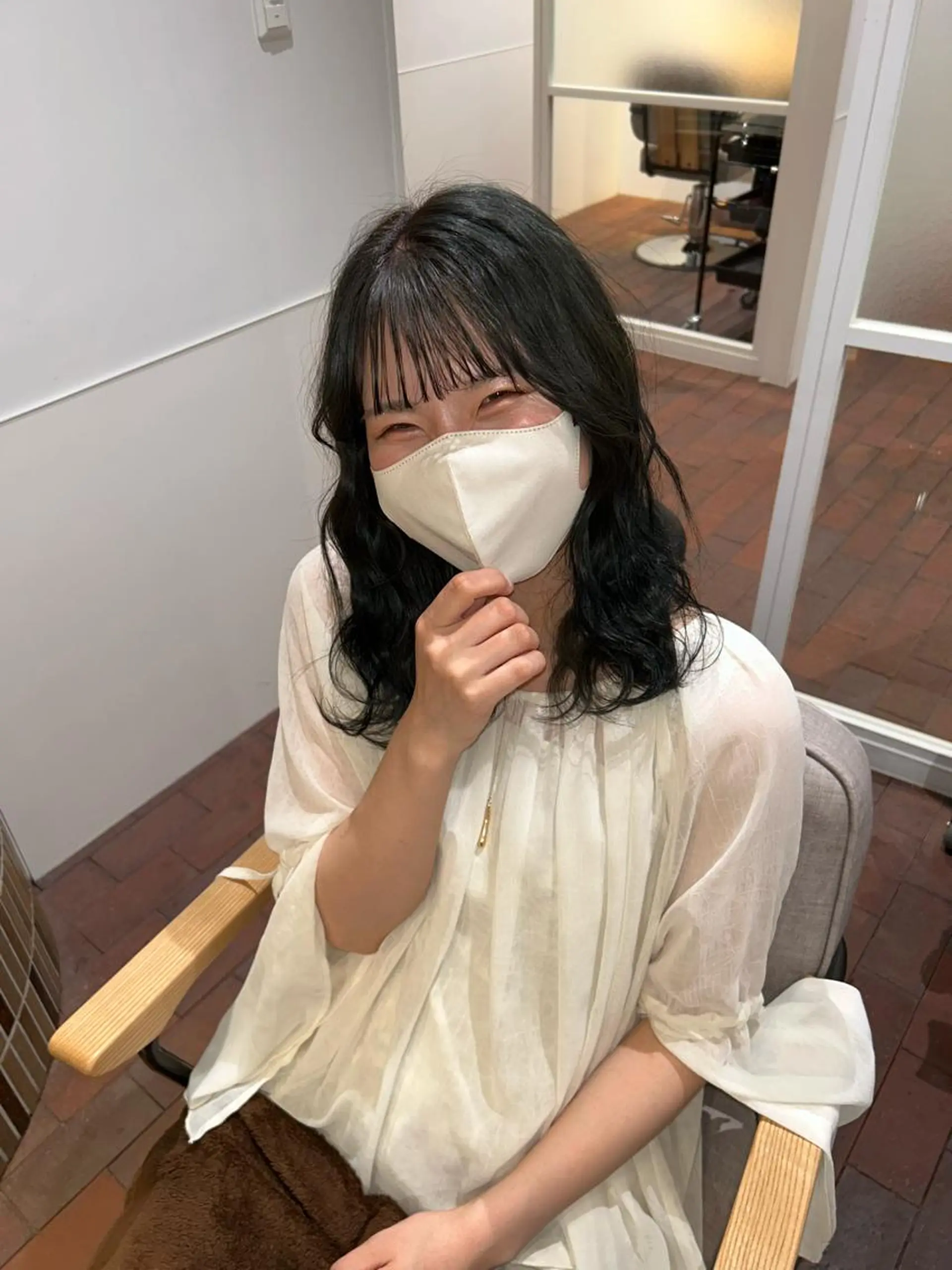 ミディアム カラー CURIO/南船場 /RIN💈🍎のヘアスタイル