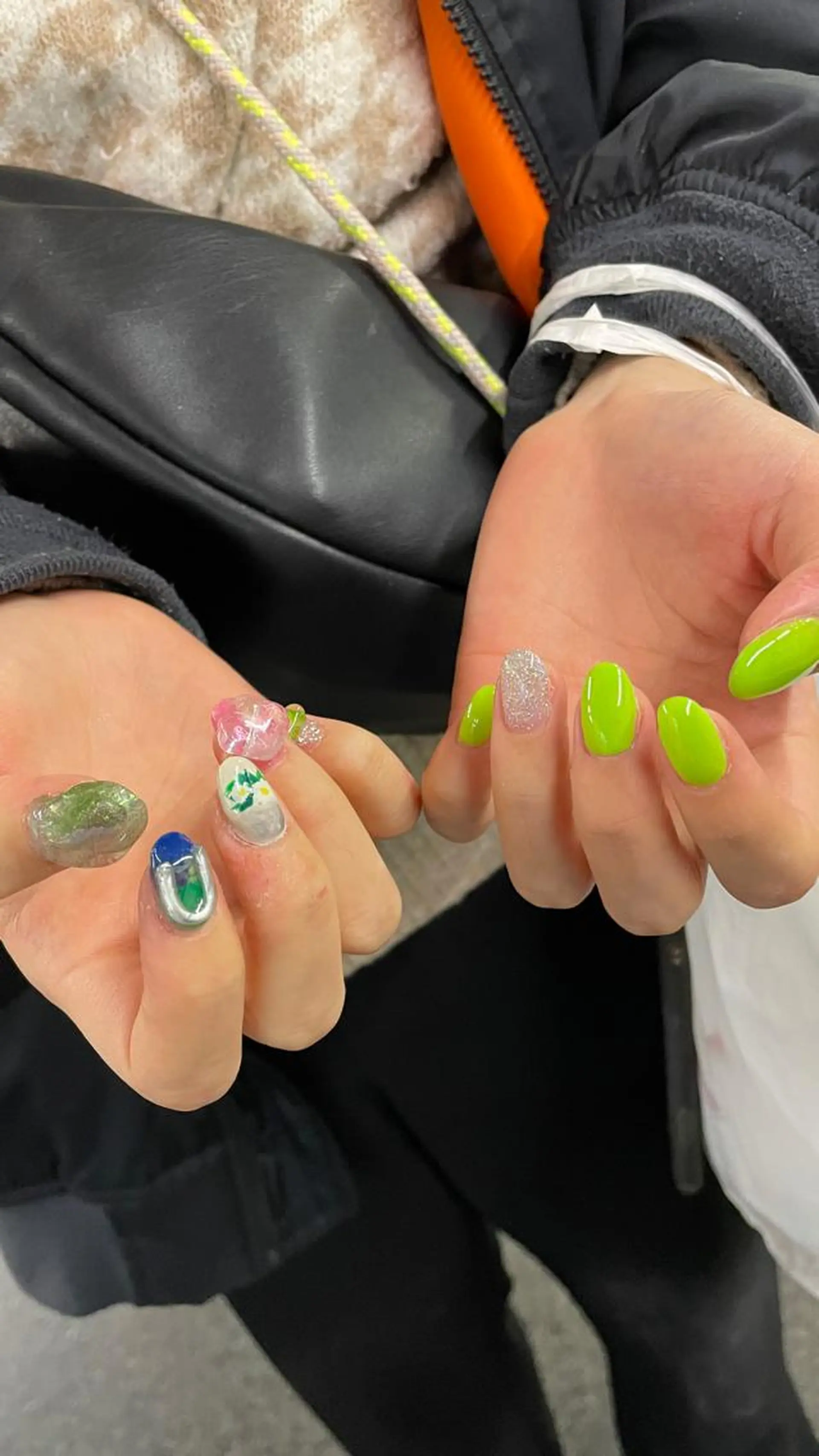 ネイル ハンドネイル フットネイル ゆびノさき茨木店 ニュアンス/アートのネイルデザイン