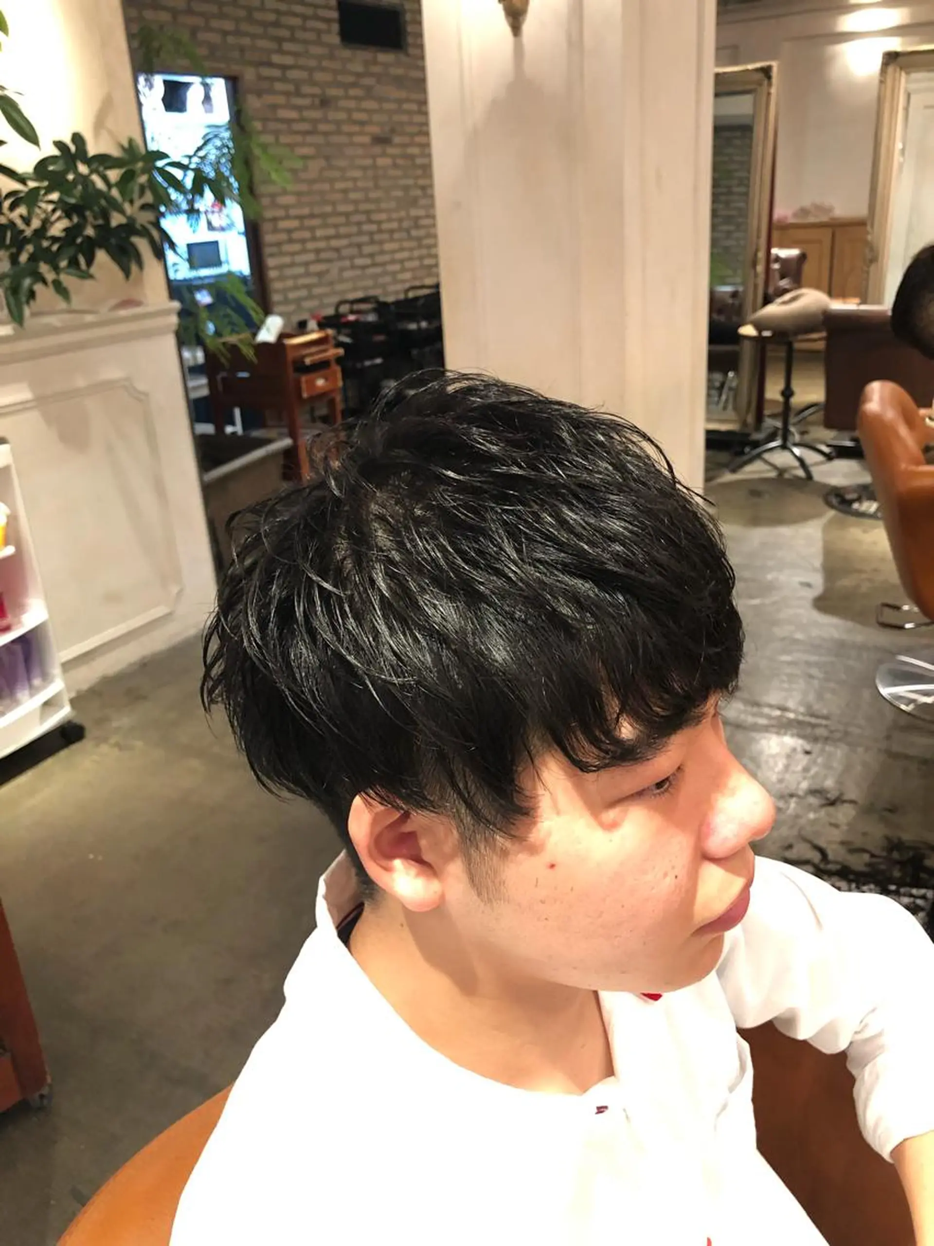 パーマ メンズ 韓国風カット/ 髪質改善 黒崎のヘアスタイル