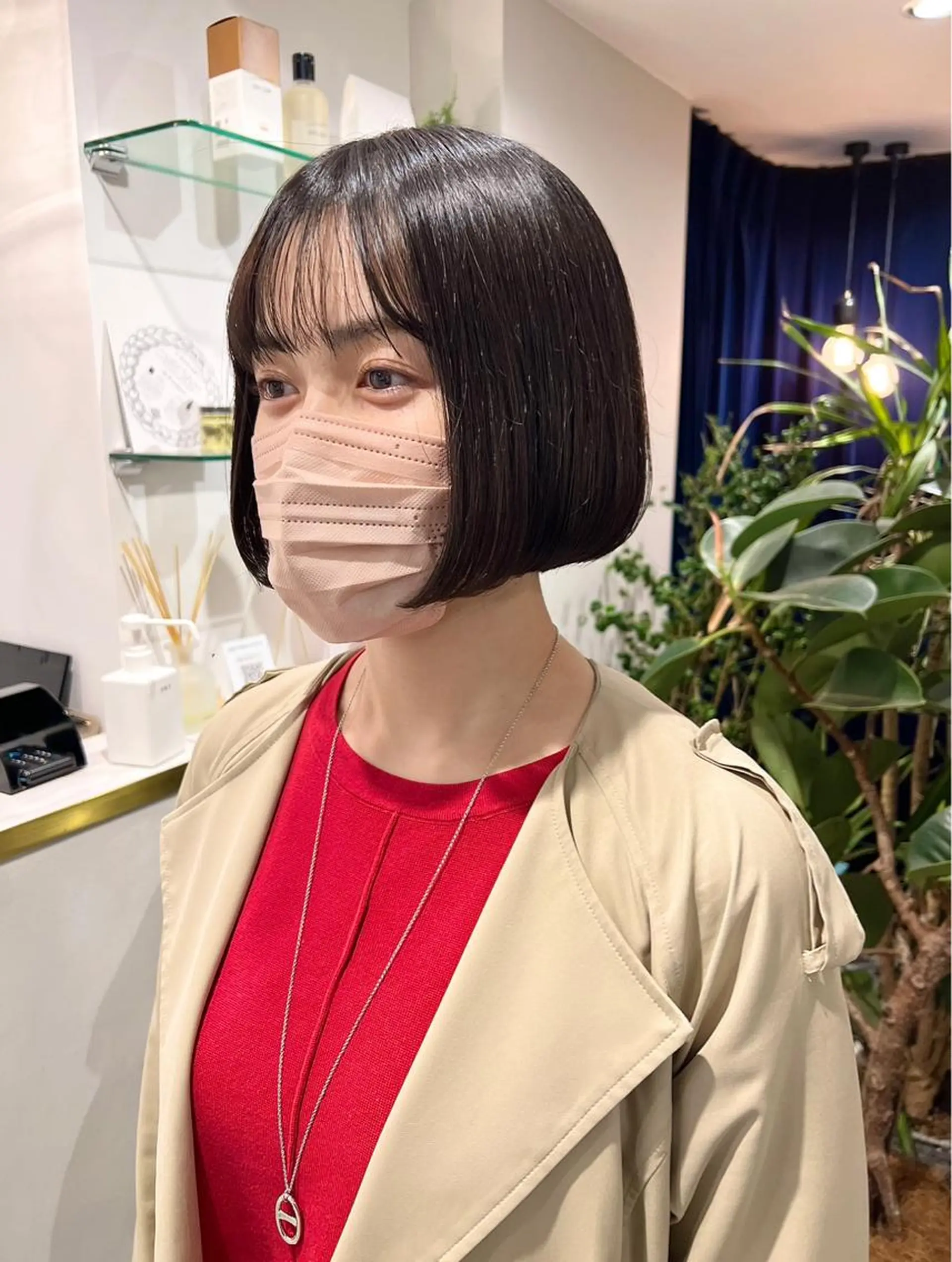 ショート カット 縮毛矯正 トリートメント 上原 みちるのヘアスタイル