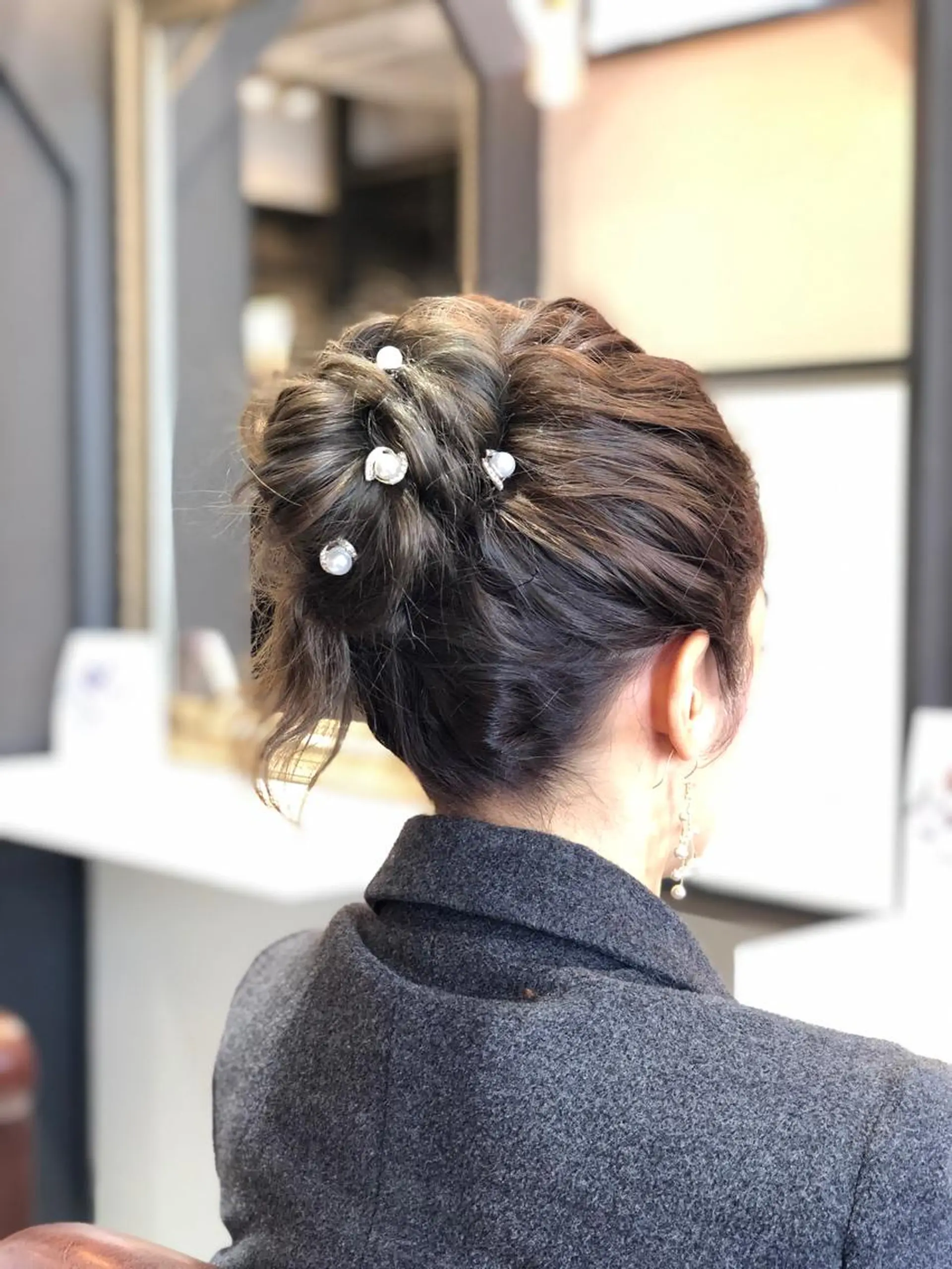ロング ヘアアレンジ お団子ヘア ヘアセット wavi hair所属・後藤 ユウキ/髪質改善🫧のヘアスタイル