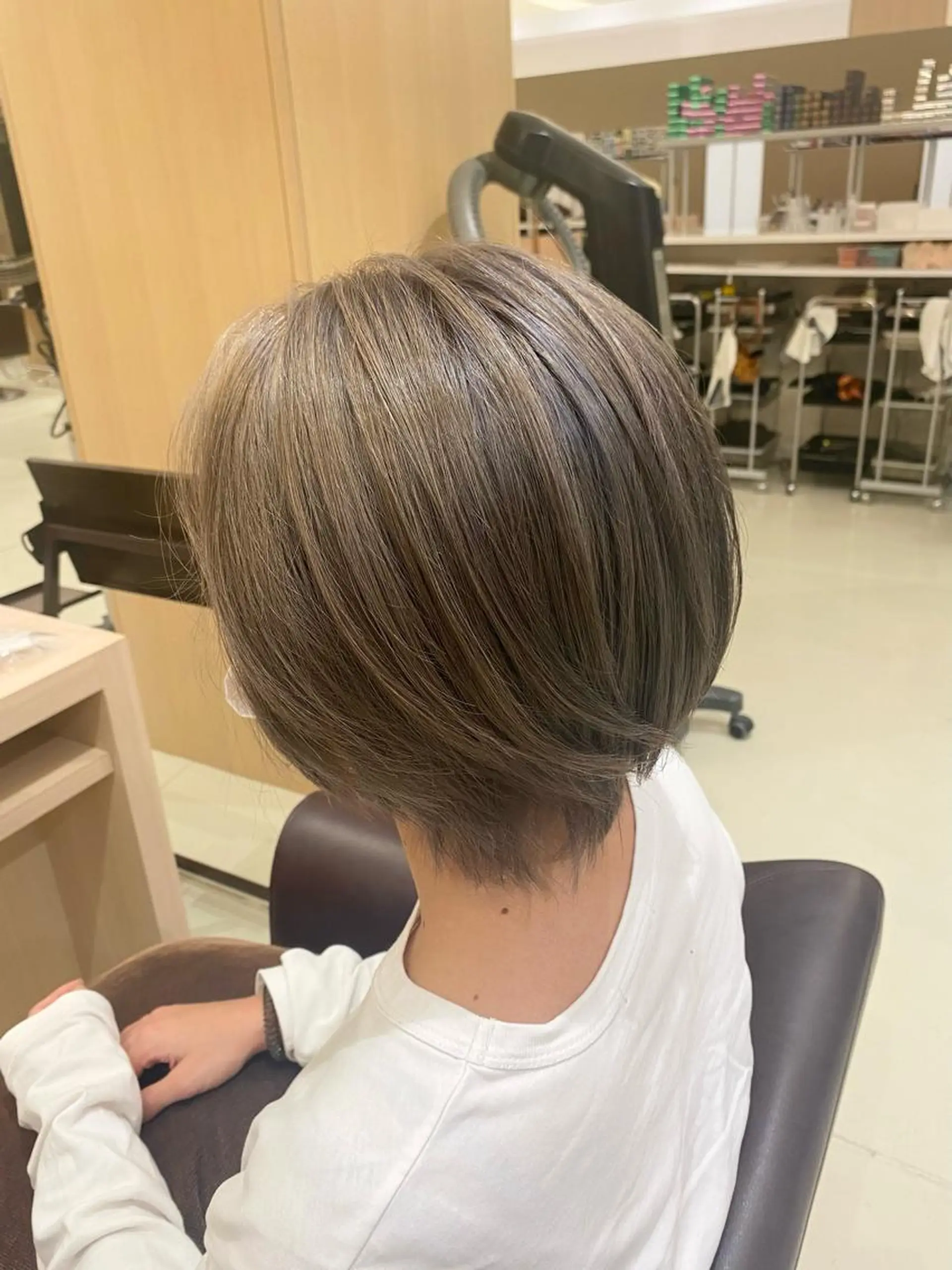カラー グレージュ カット ヘアカラー みやび🫧髪質改善 🫧透明感カラー🫧のヘアスタイル