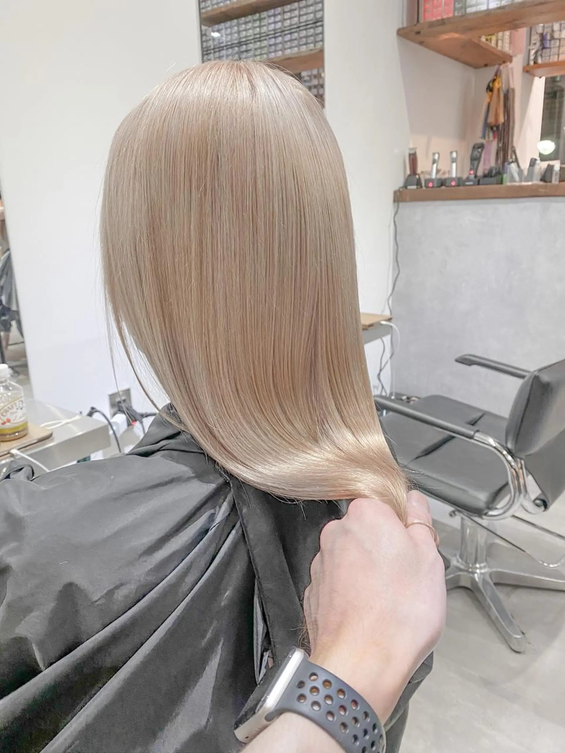 ロング カラー ヘアカラー トリートメント 韓国系ダブルカラー✨ ハイライト専門✨春日のヘアスタイル