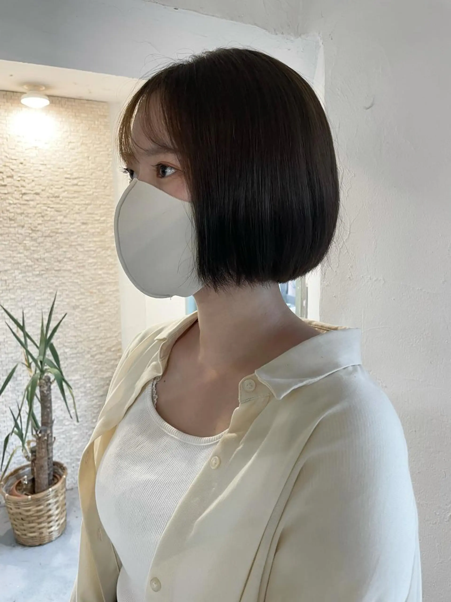 ショート カラー ショートボブ ボブ 髪質改善 ショートヘア トリートメント カット ヘアカラー トリートメント selma est所属・ショート/韓国ヘア Moto✂︎のヘアスタイル