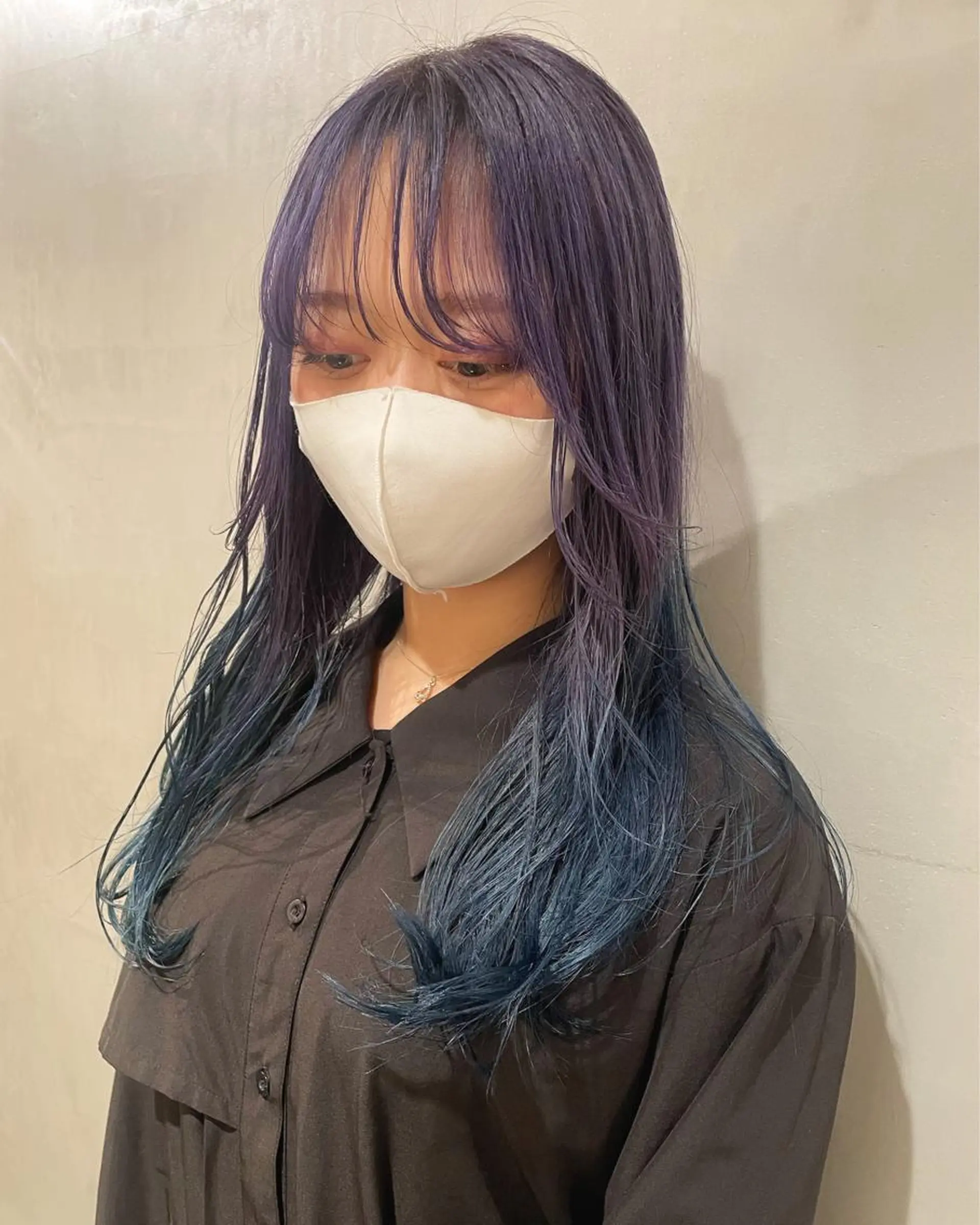 ロング カラー ヘアカラー トリートメント 優 作のヘアスタイル