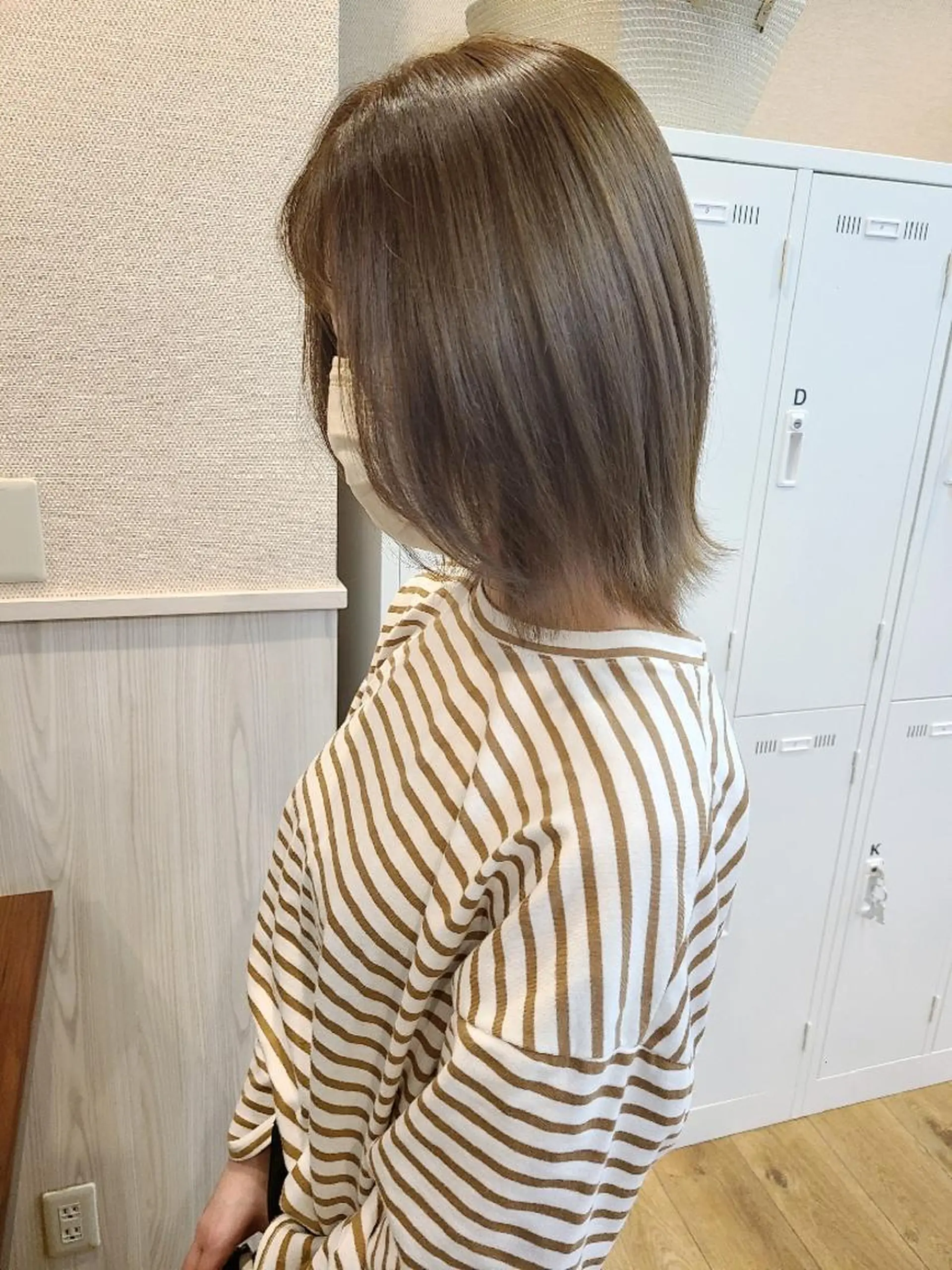ショート カラー ベージュカラー オリーブベージュ トリートメント カット ヘアカラー トリートメント 【ネウィ天王寺 】seiyaのヘアスタイル