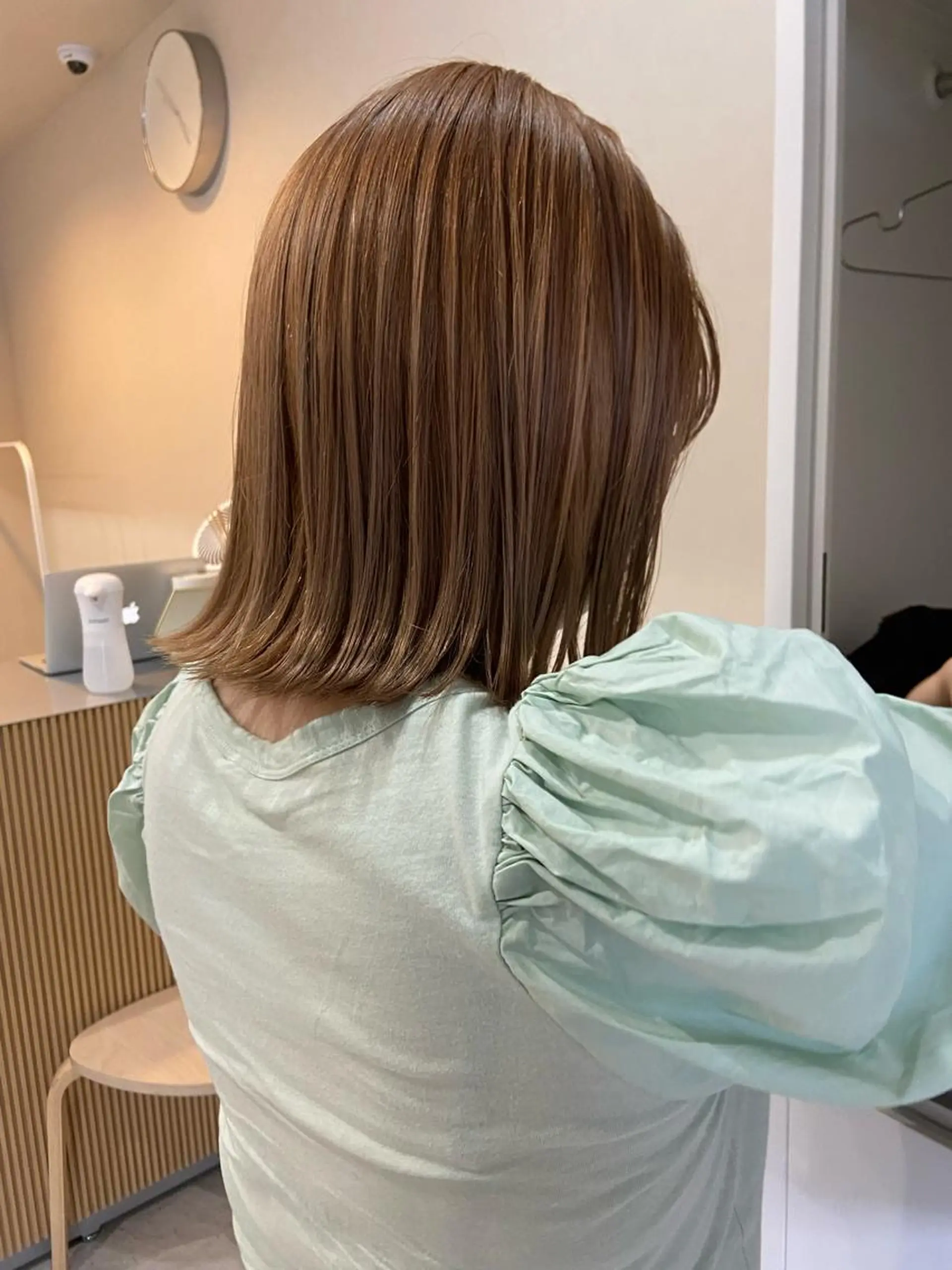 ミディアム ヘアカラー ボブ/透明感カラー 🧸YUI❤️のヘアスタイル