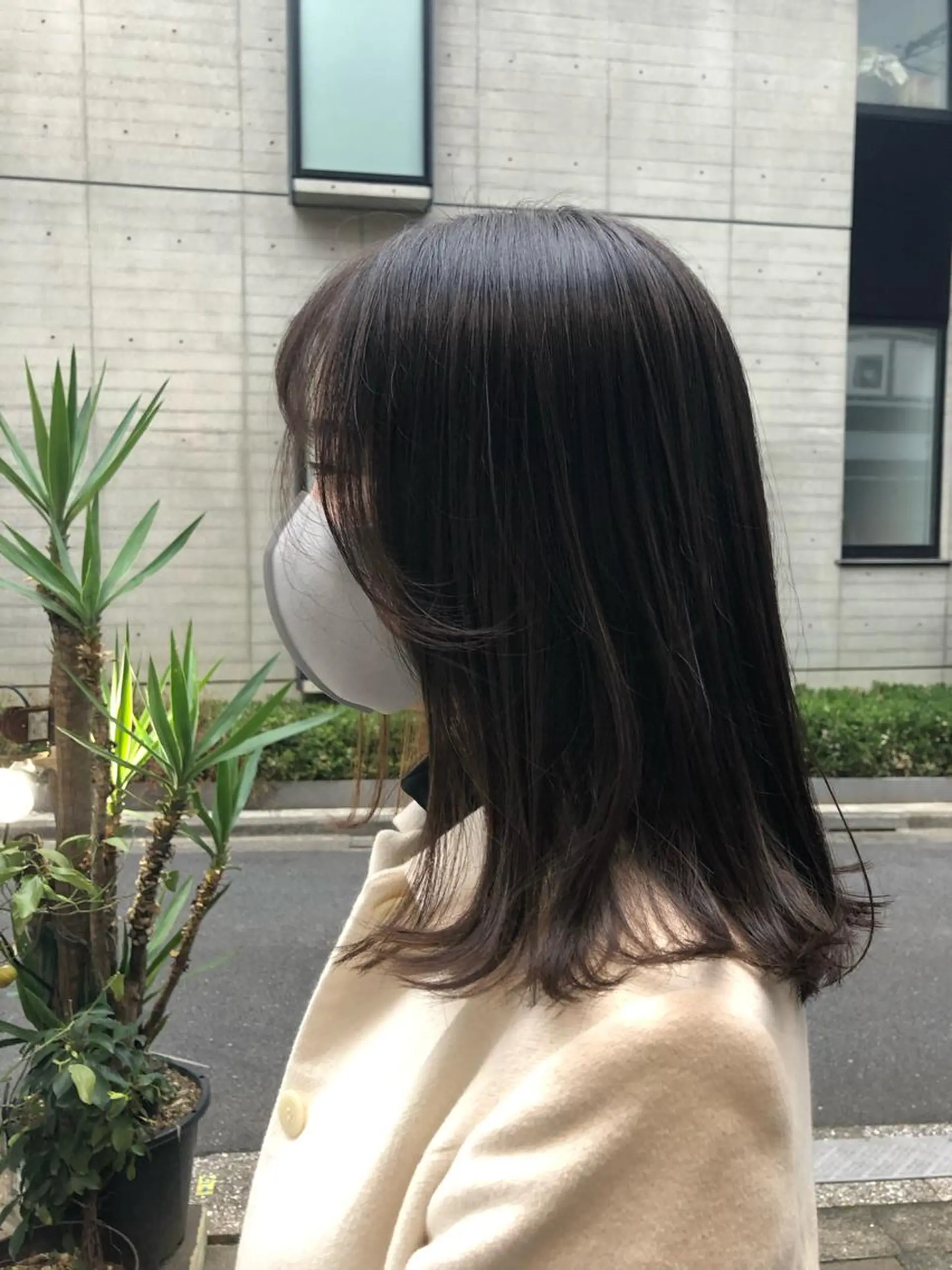 セミロング 顔周りカット ツヤ美髪💐 髪質改善/高山愛来のヘアスタイル