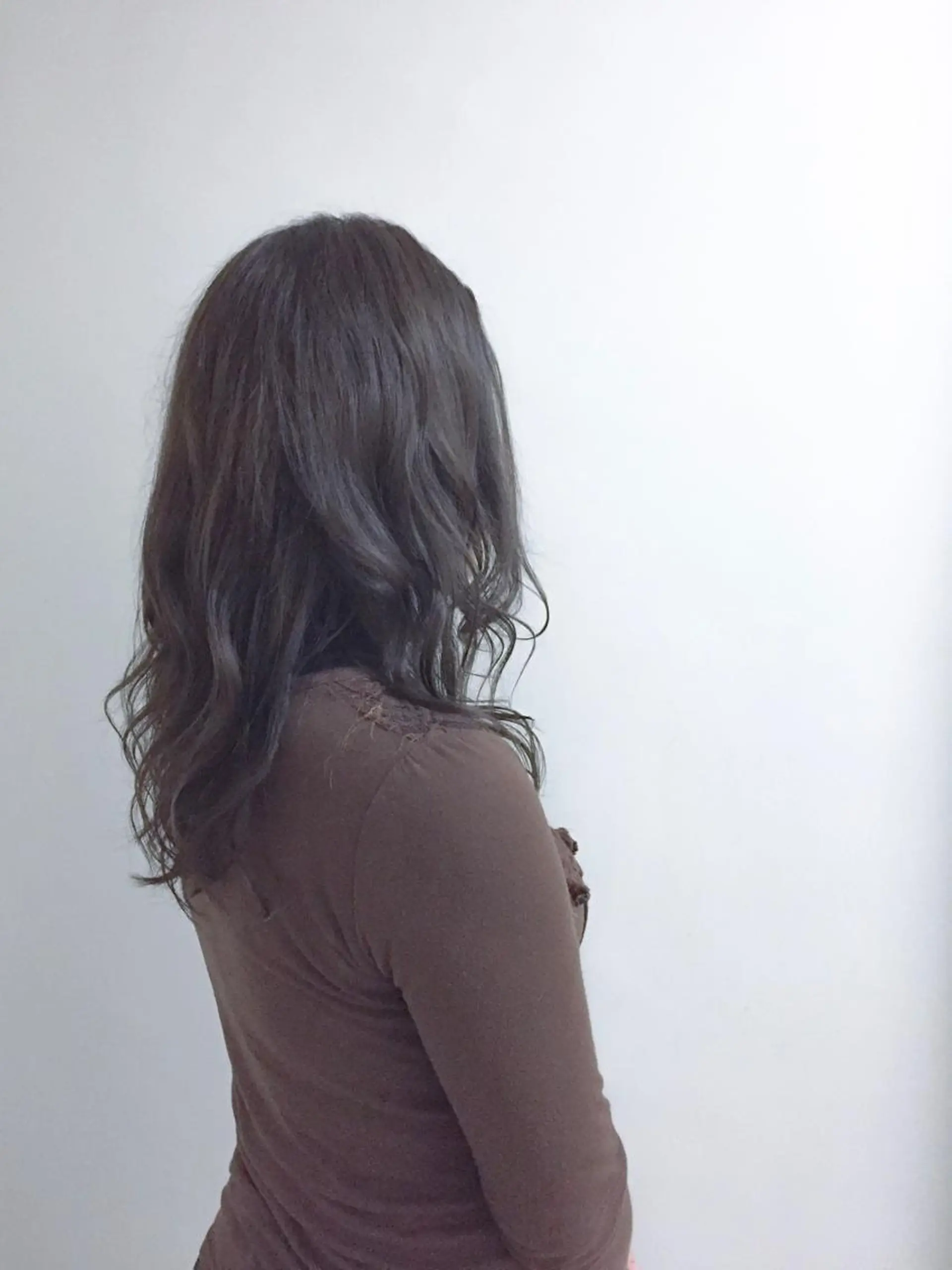 セミロング カラー アッシュ アッシュグレー ダークアッシュ un所属・un 溝の口 伊豆本のマツエク・マツパデザイン