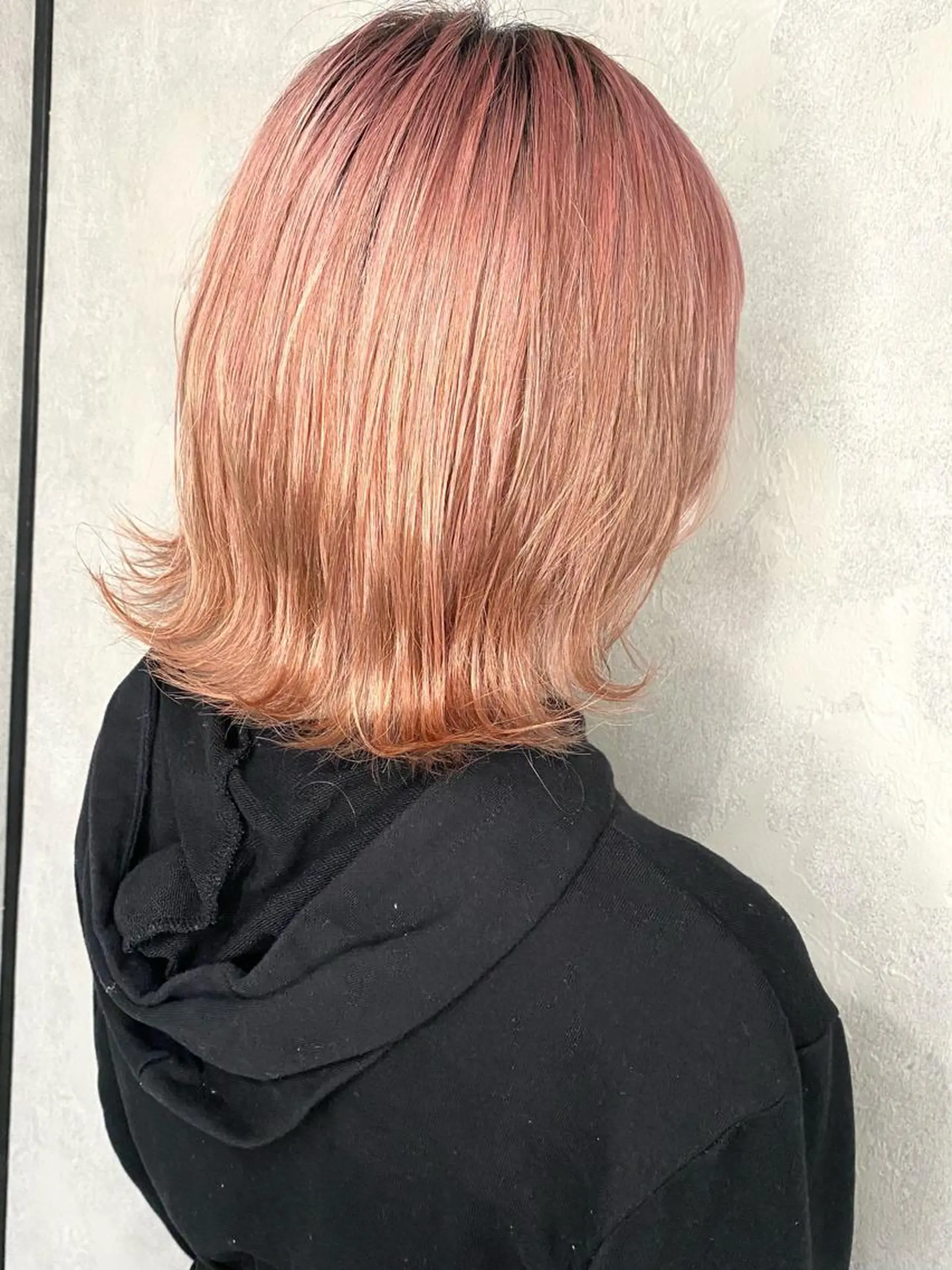 ミディアム カラー アディクシーカラー ベージュカラー 黒髪 ブリーチ ブルーカラー 透明感カラー YOSHIMURA★のヘアスタイル