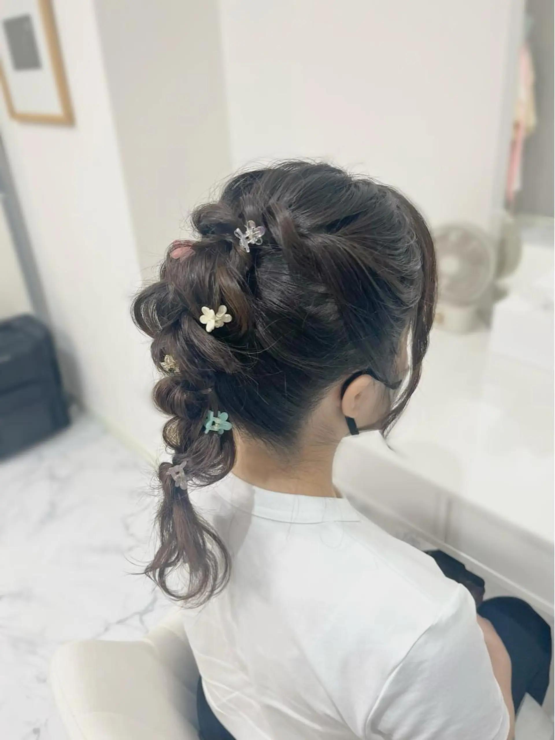 セミロング ヘアアレンジ ヘアセット ヘアセット専門店hair make salon R所属・ヘアセット専門店 Rのその他イメージ