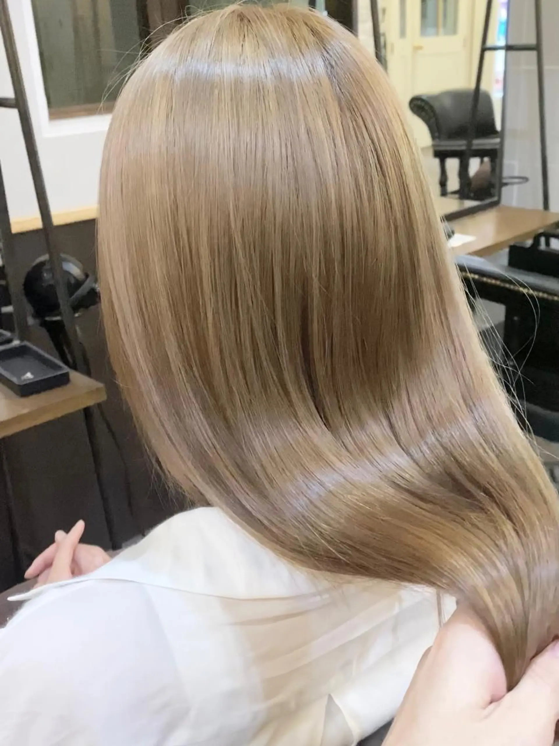 ロング ヘアカラー トリートメント 💖透明感カラー HAYATO💖のヘアスタイル