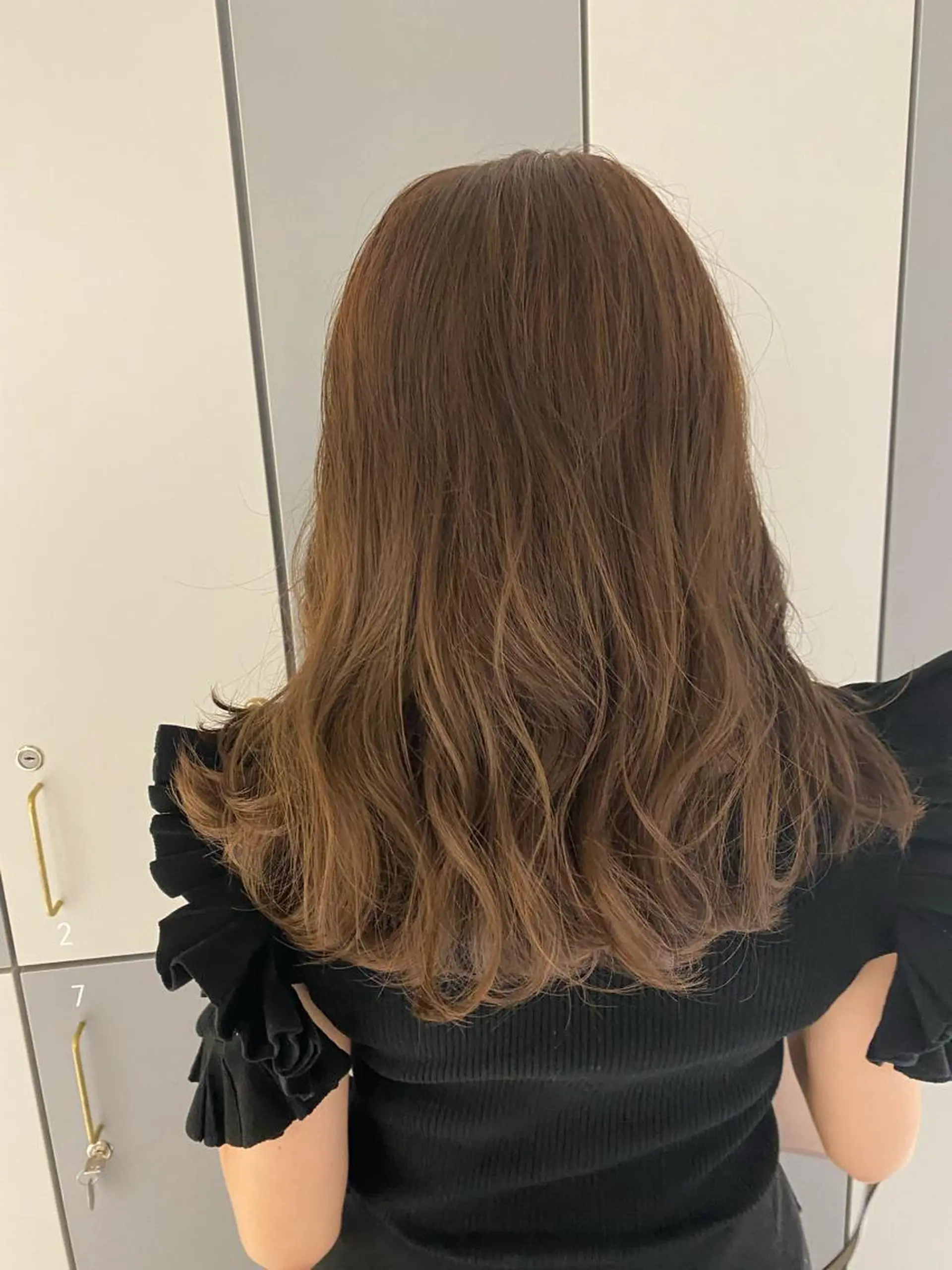 セミロング ヘアカラー トリートメント LOVESTOIKE 堂本のヘアスタイル