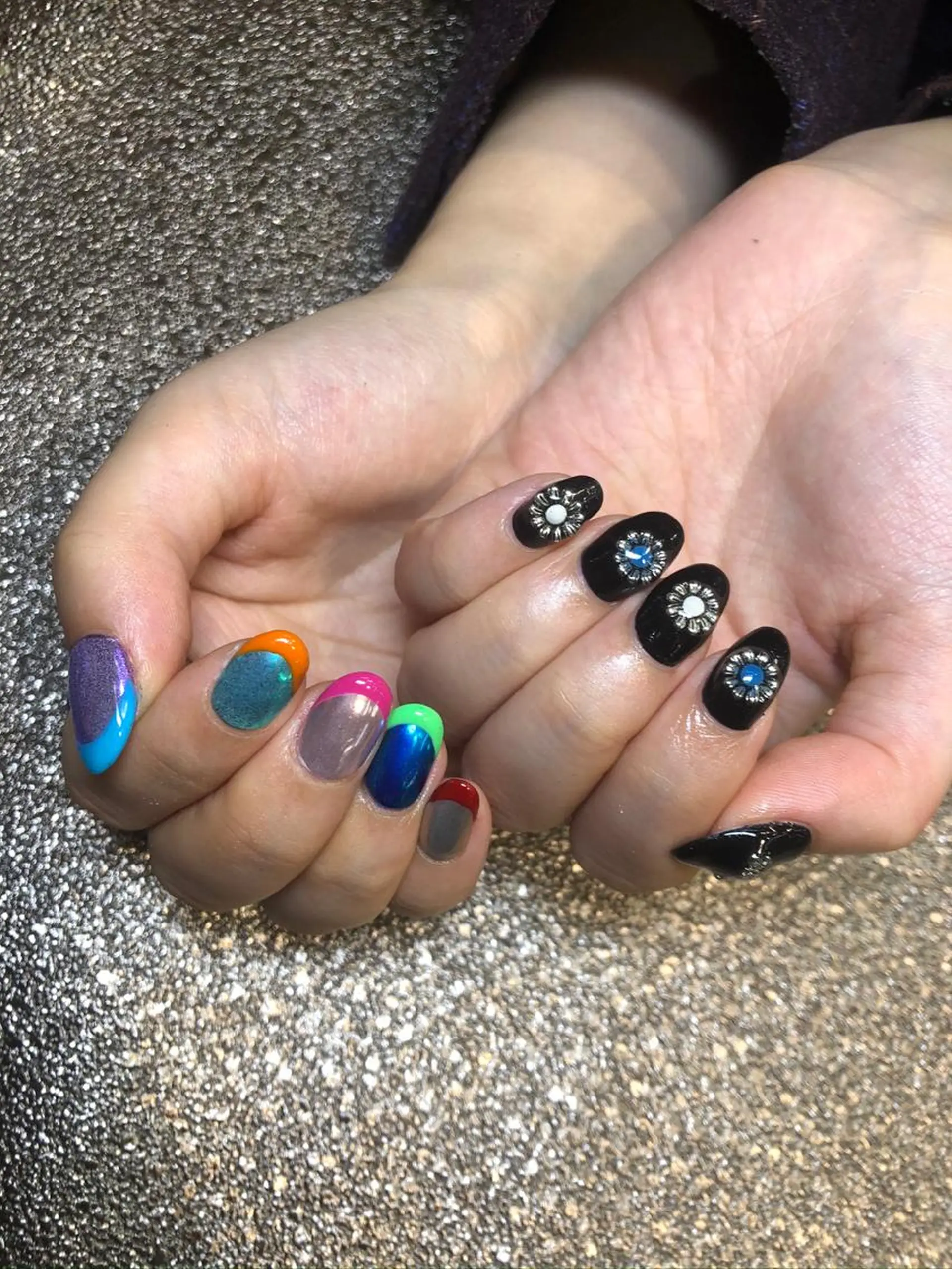 ネイル ミラーネイル ハンドネイル L'ecrin所属・L'ecrin 田中のネイルデザイン