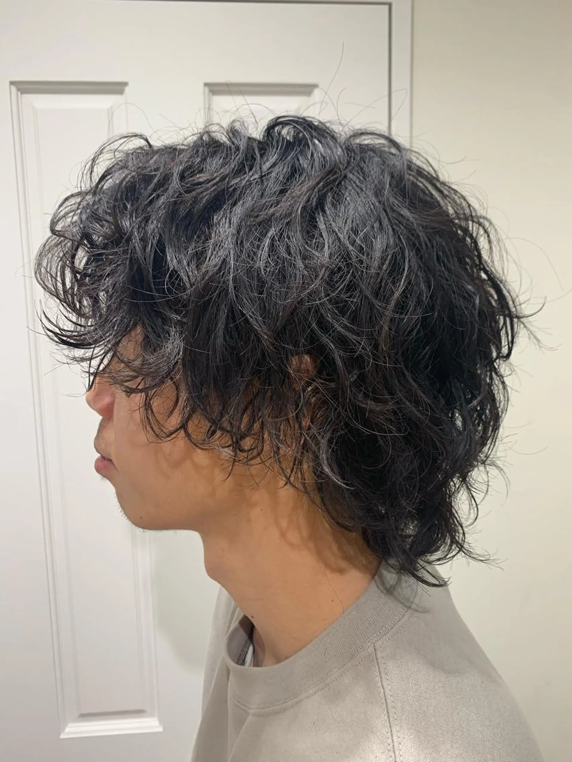 ミディアム ミディアムパーマ パーマ 渋谷ハイトーン/ デザインカラー阿部のヘアスタイル