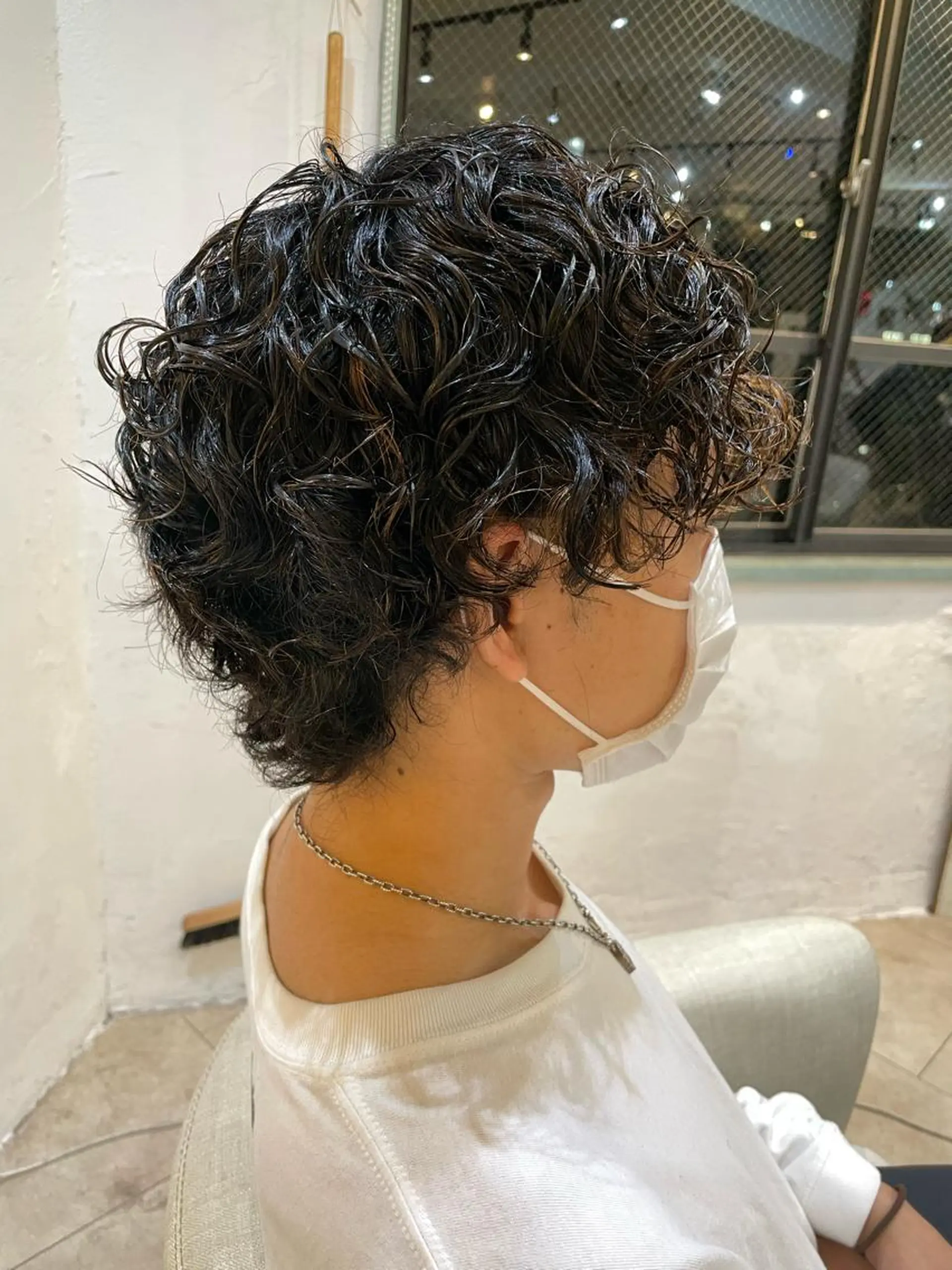 パーマ メンズ メンズウルフカット ウルフカット あしかが ゆいとのヘアスタイル