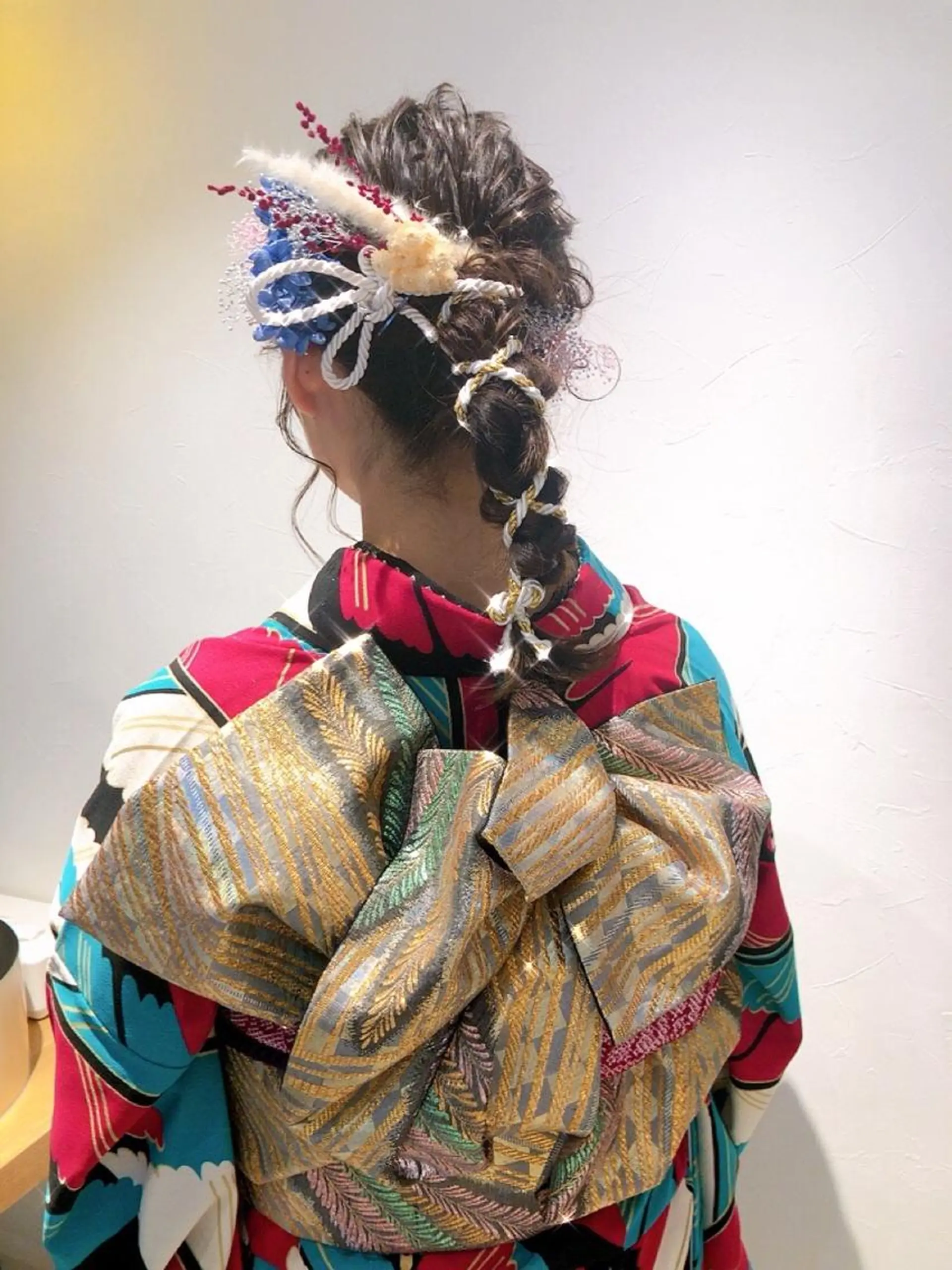 ヘアアレンジ 髪飾り ヘアセット 池田 みのりのヘアスタイル