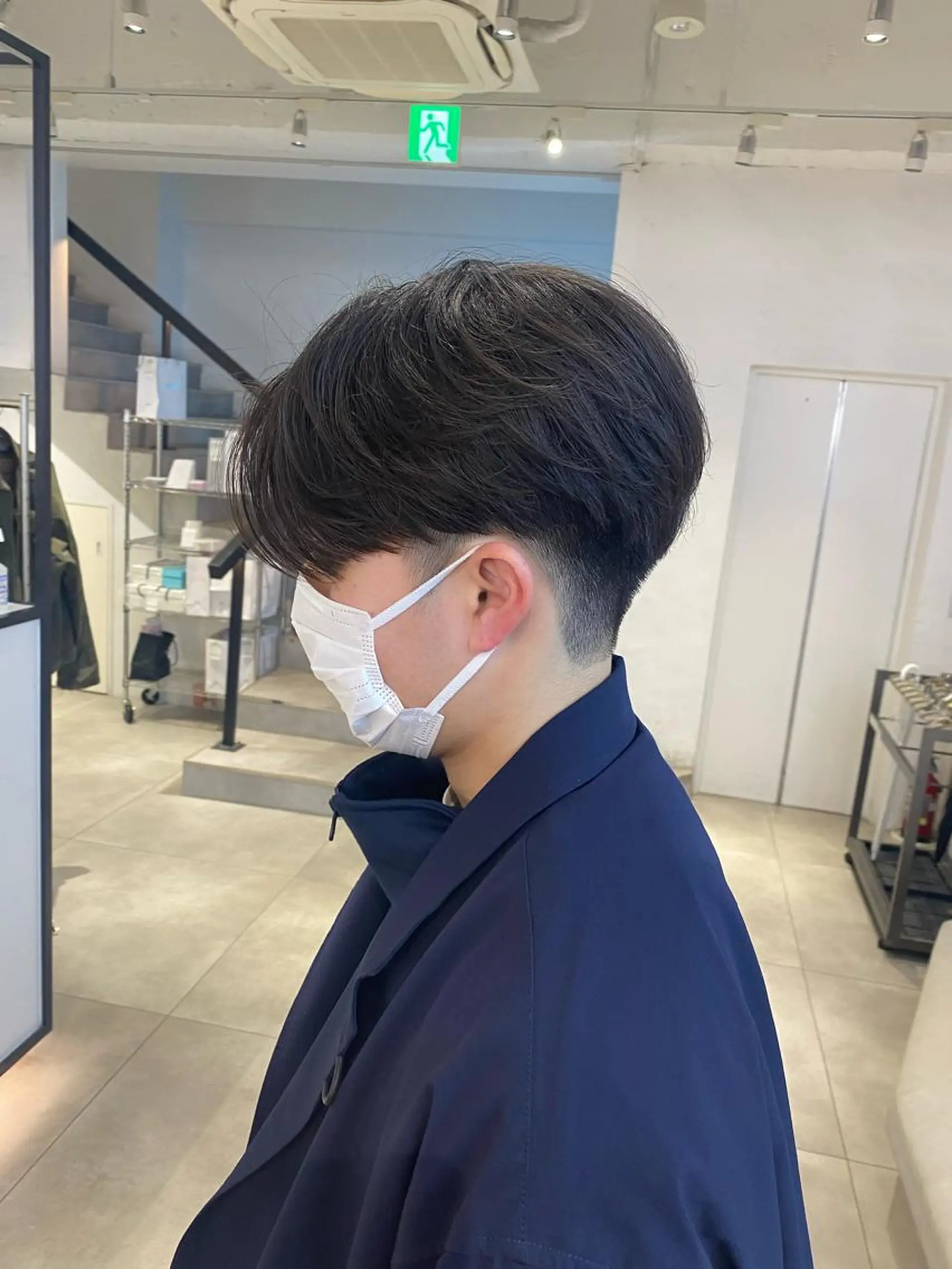 パーマ メンズ カット パーマ 新宿【メンズパーマ】 塩澤太一のヘアスタイル