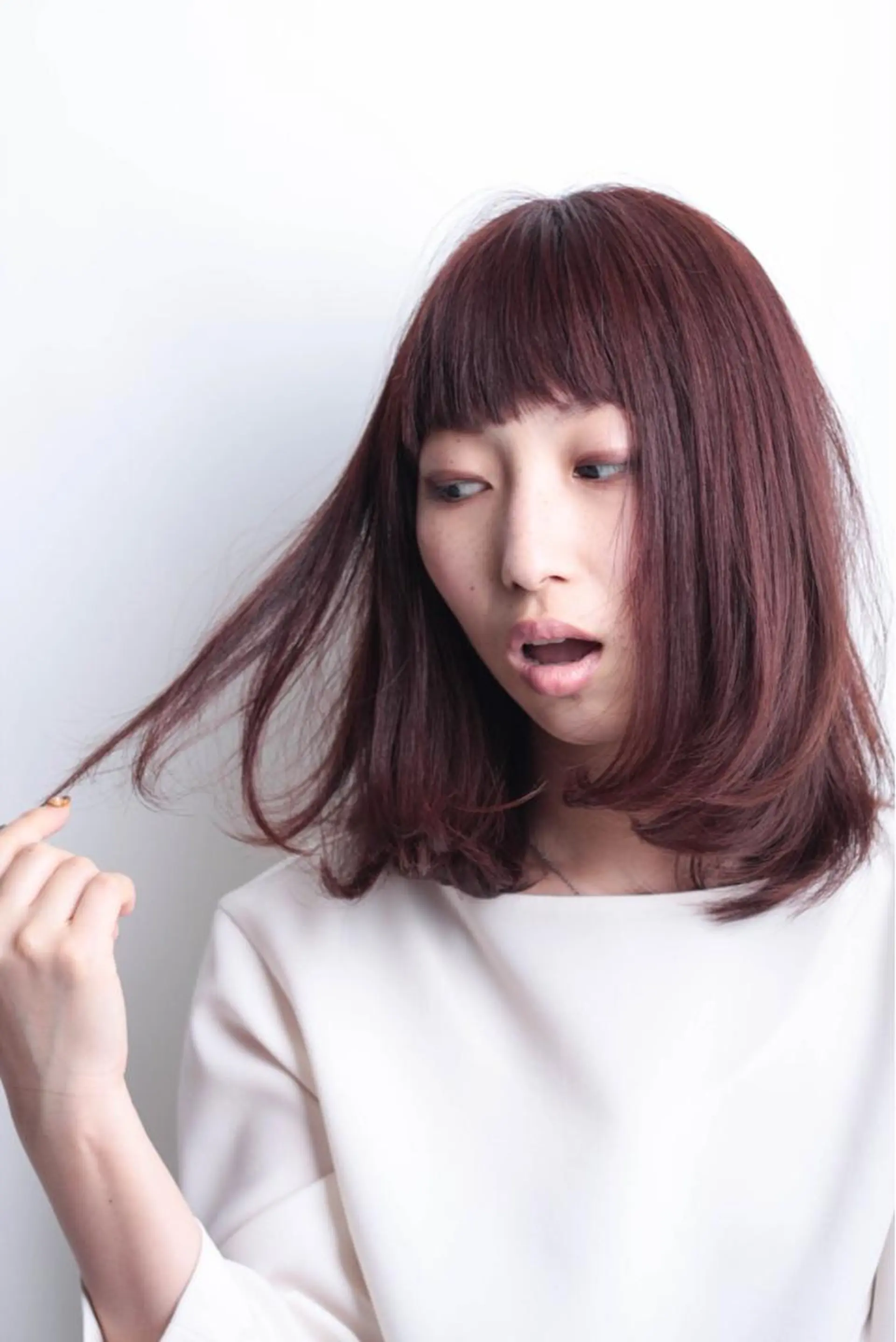 ミディアム カラー RESBORN所属・長岡 大偉のヘアスタイル