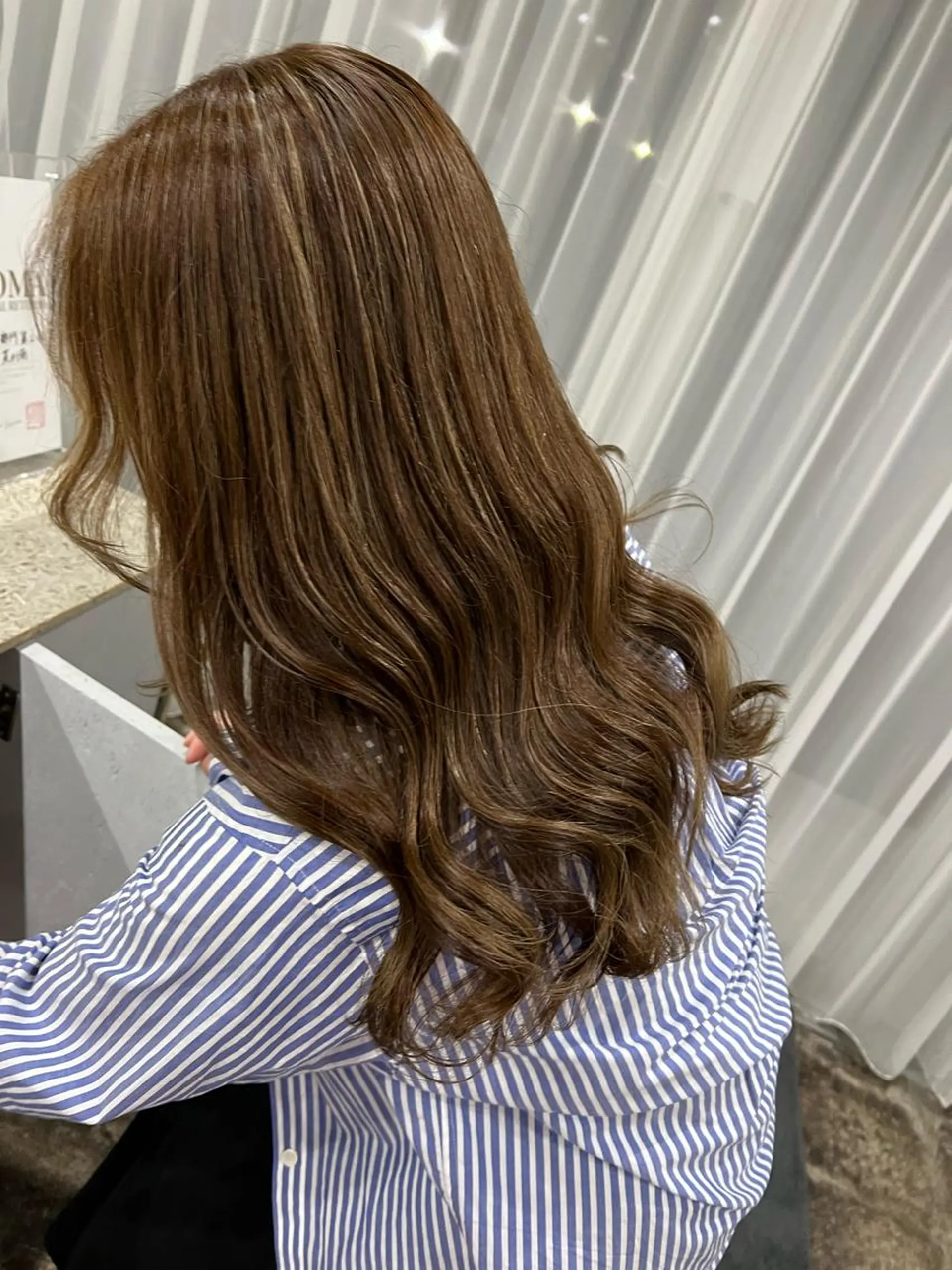 ロング カラー ヘアカラー nishibu ayukaのヘアスタイル