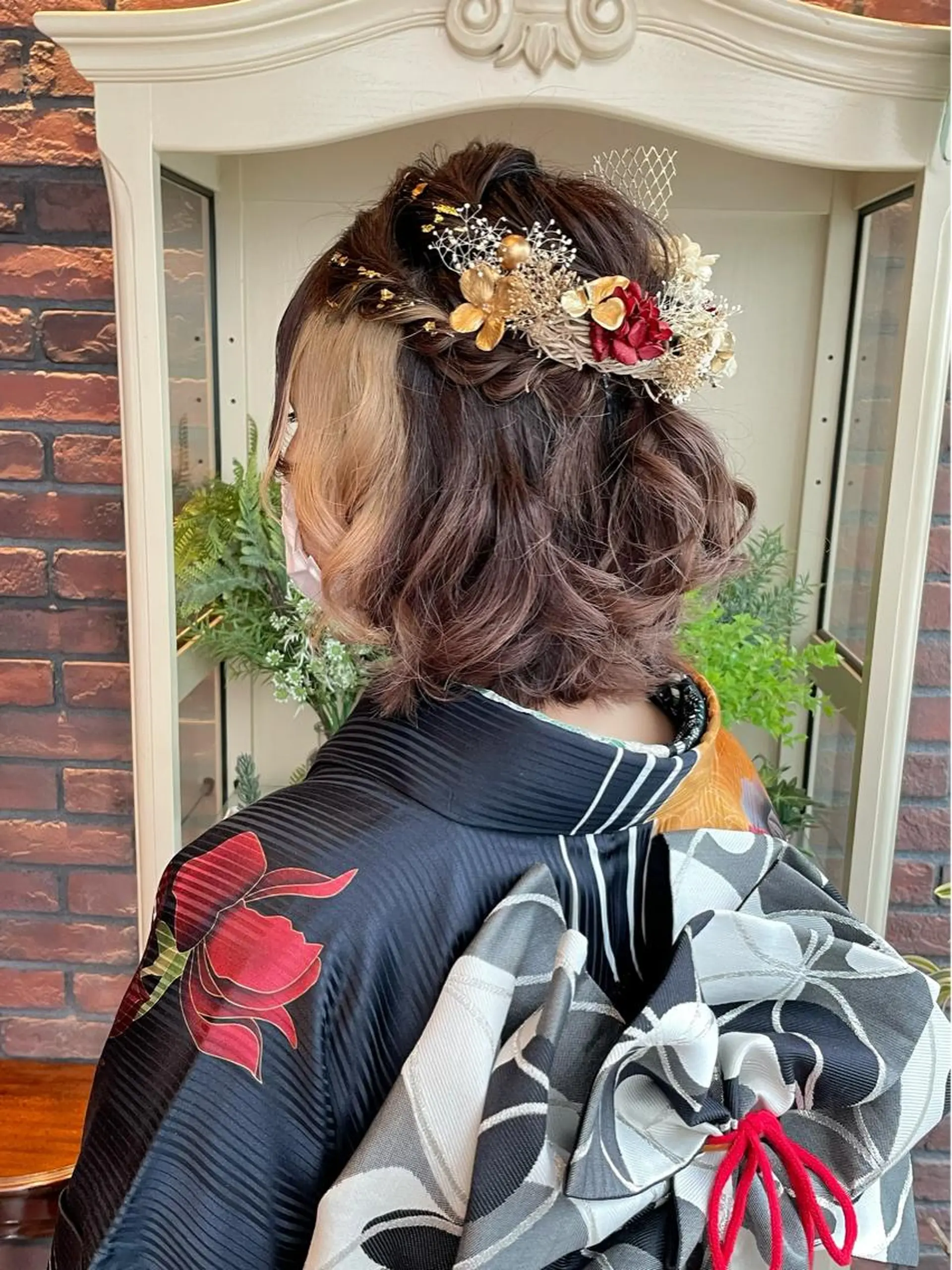 ミディアム ヘアアレンジ 成人式 ヘアセット TWIN  lady's&men's salon 八王子所属・いとう まいこのヘアスタイル
