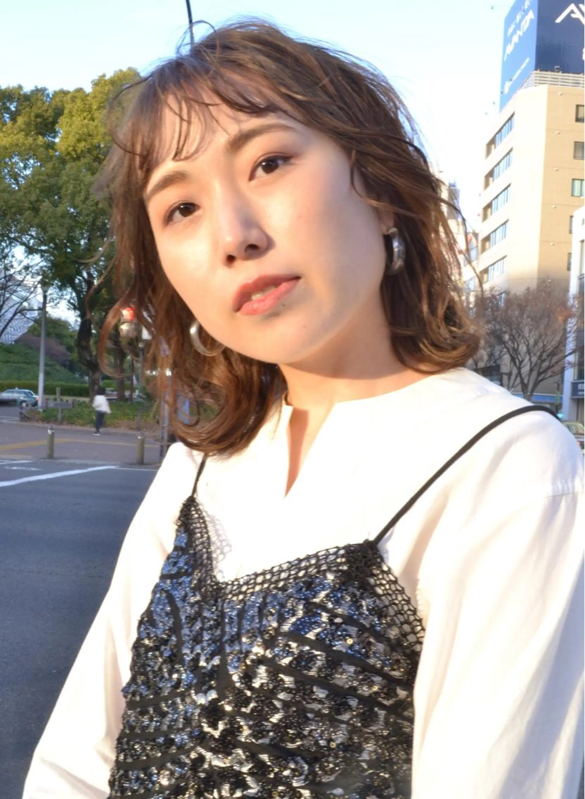 ミディアム カラー グレージュ ブリーチ/レイヤー 🌻Mutsumiのヘアスタイル