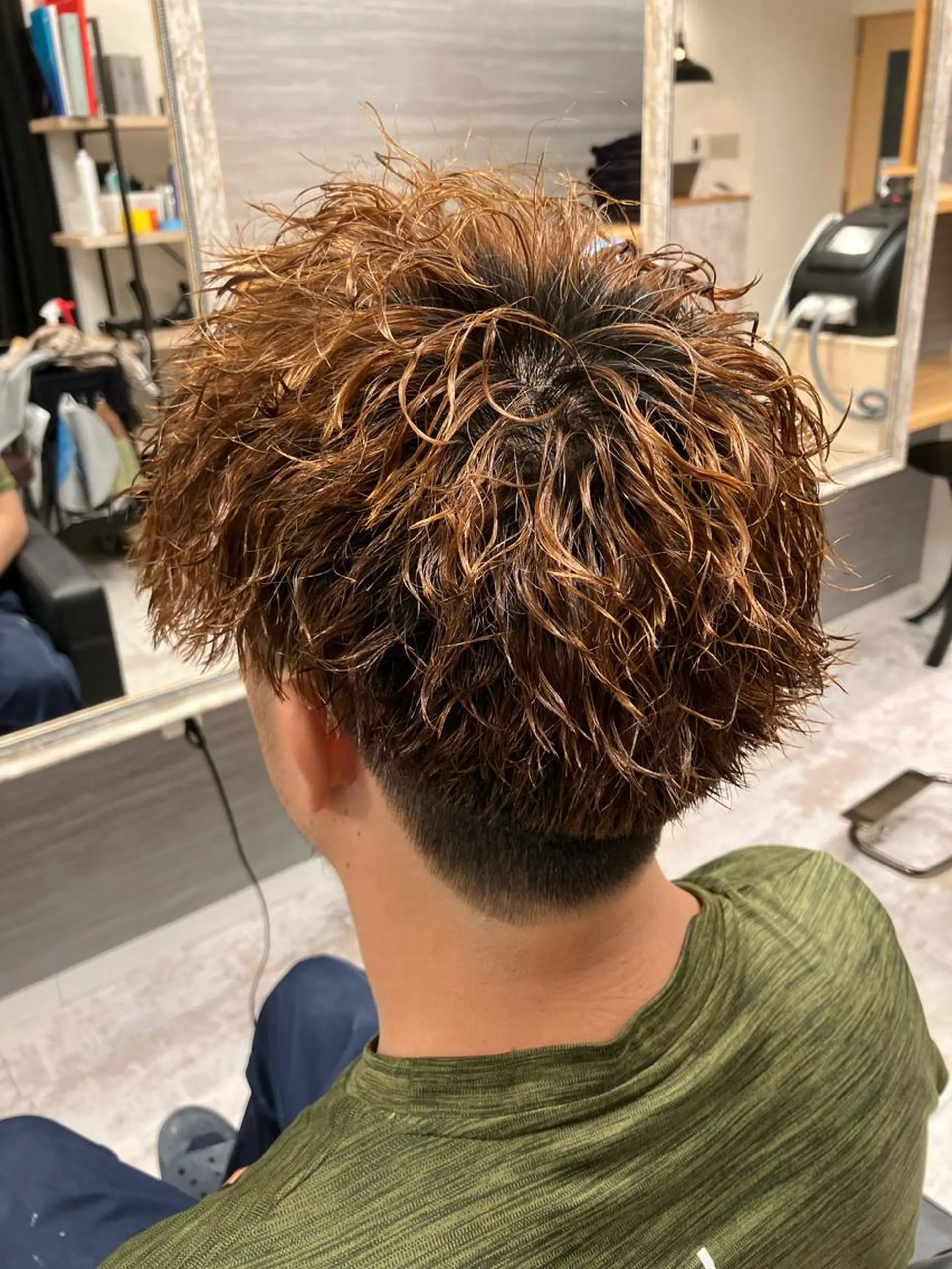 パーマ メンズ カット パーマ メンズ特化/パーマ/ フェードWATARUのヘアスタイル