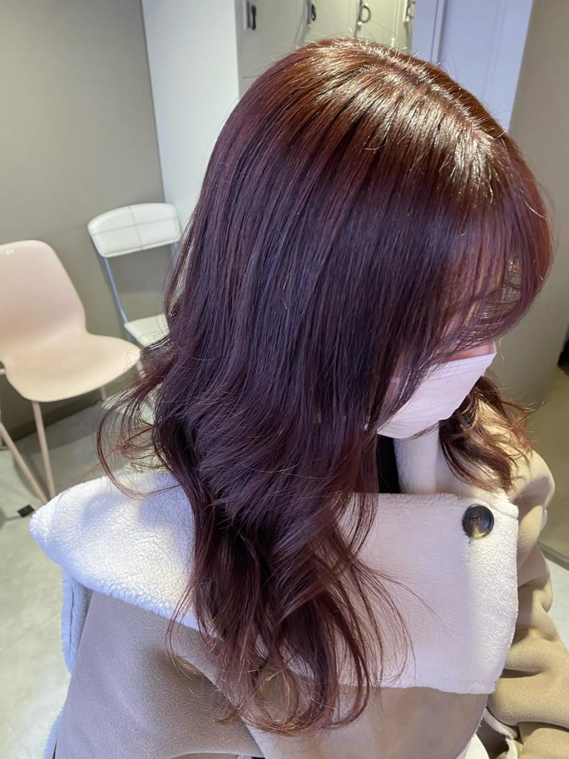 ロング カラー ヘアアレンジ ダブルカラー 韓国レイヤーKYONのヘアスタイル