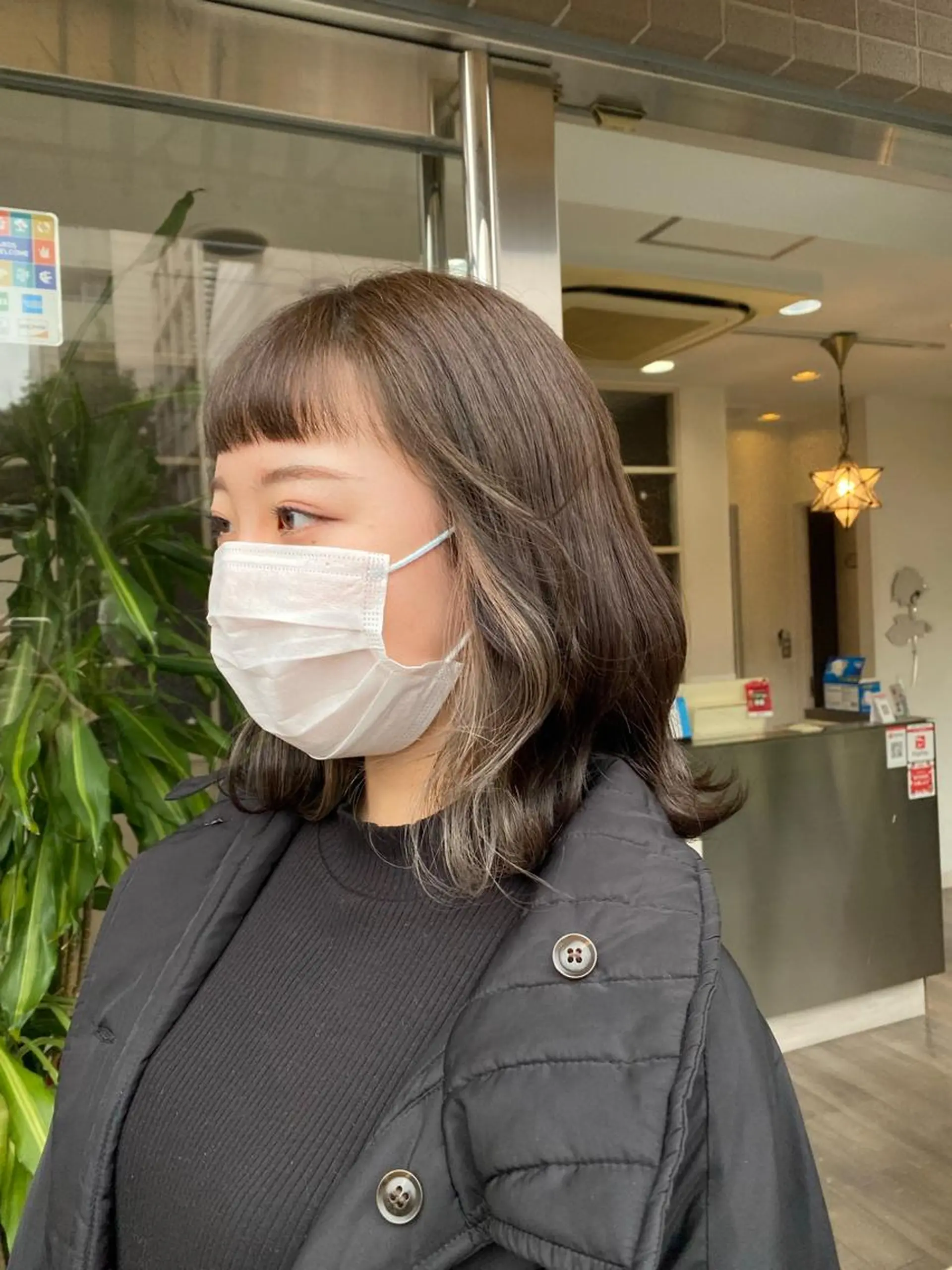 ミディアム ヘアカラー ELEN 新百合ヶ丘のヘアスタイル