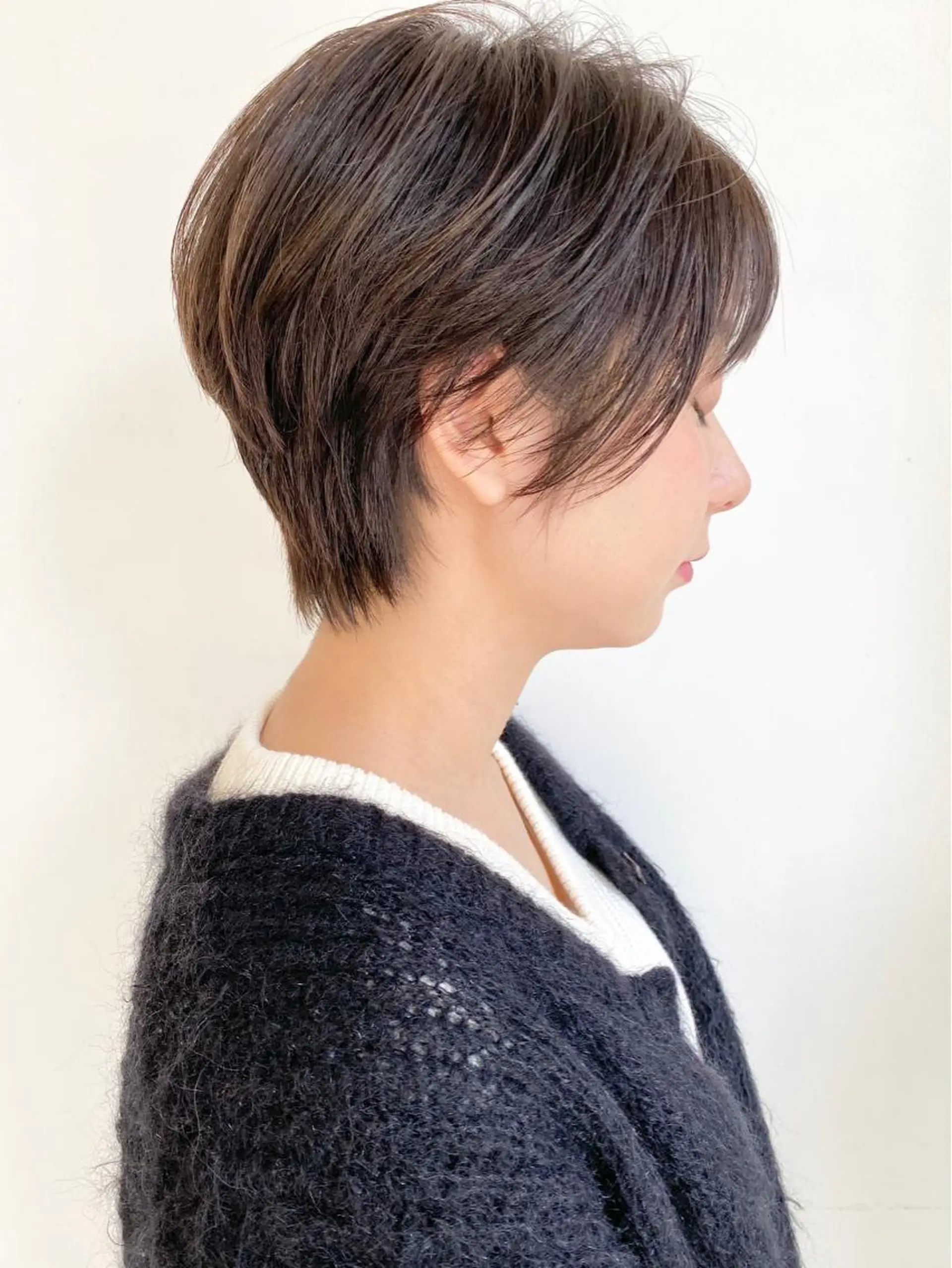 ショート ショートヘア 縮毛矯正 ness ネスのヘアスタイル