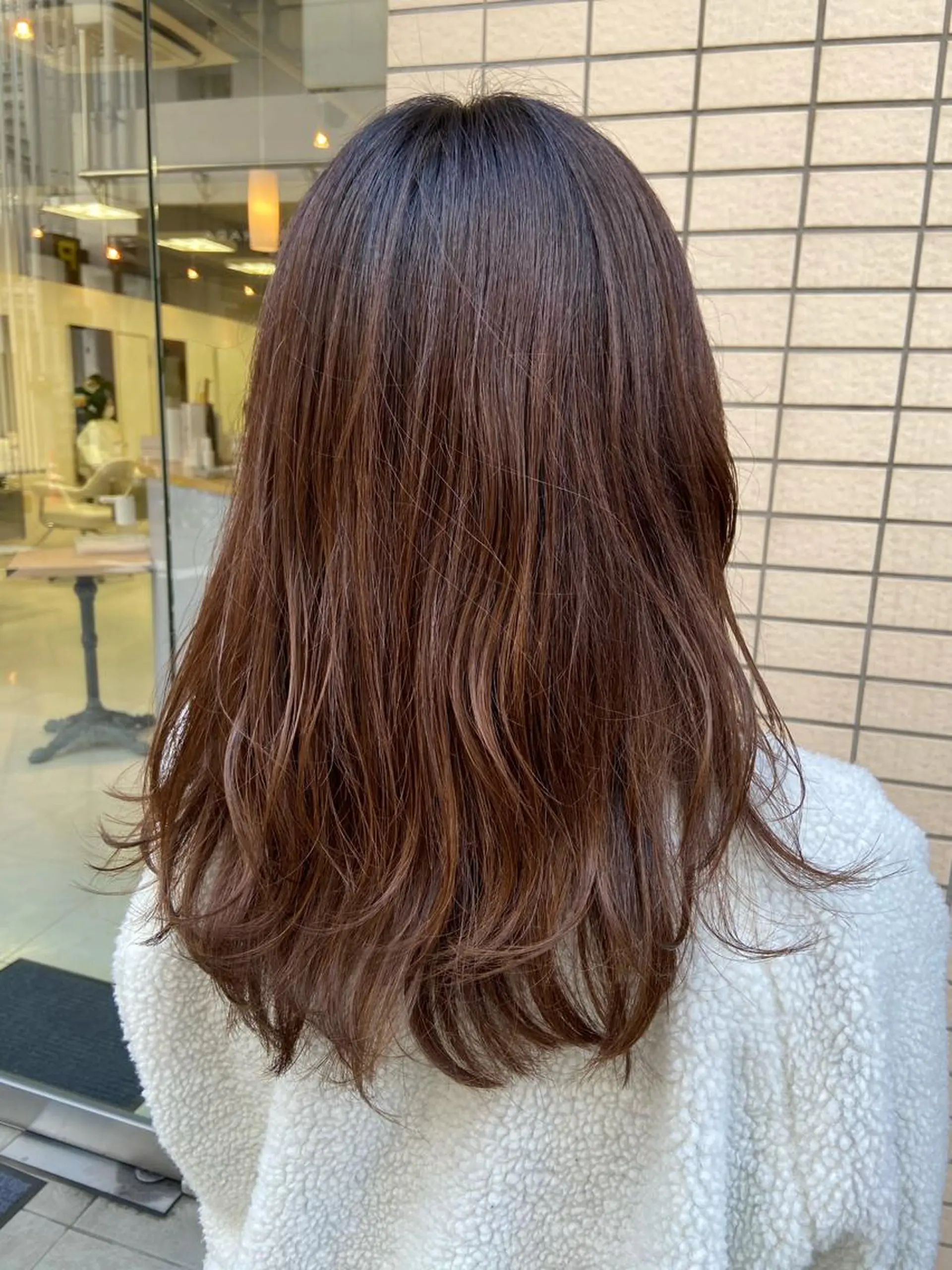 セミロング レイヤーカット カット トリートメント 菊地 美憂のヘアスタイル