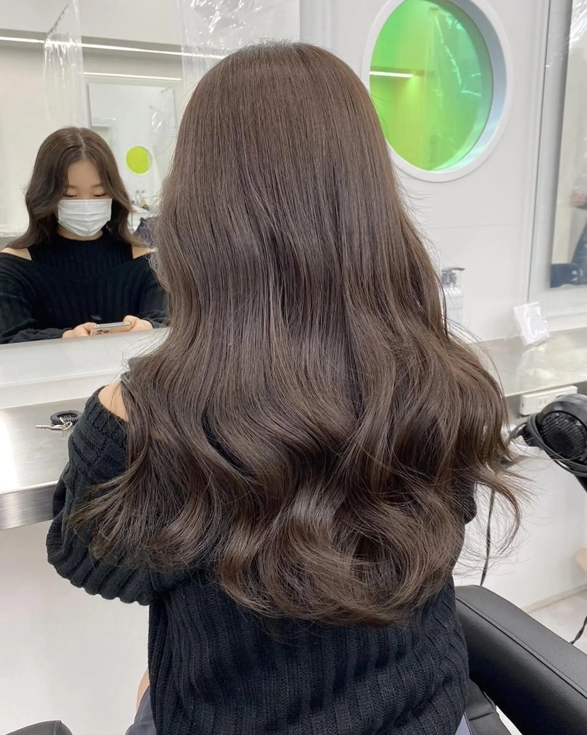 ロング カラー トリートメント ヘッドスパ ヘアセット 🌿赤み消しカラー 🌿THEATERのヘアスタイル