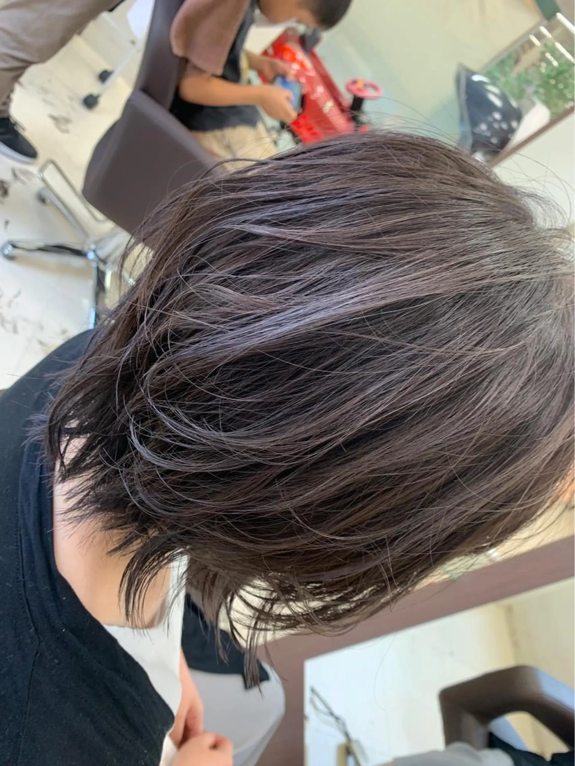 ミディアム 佐藤 貴太のヘアスタイル