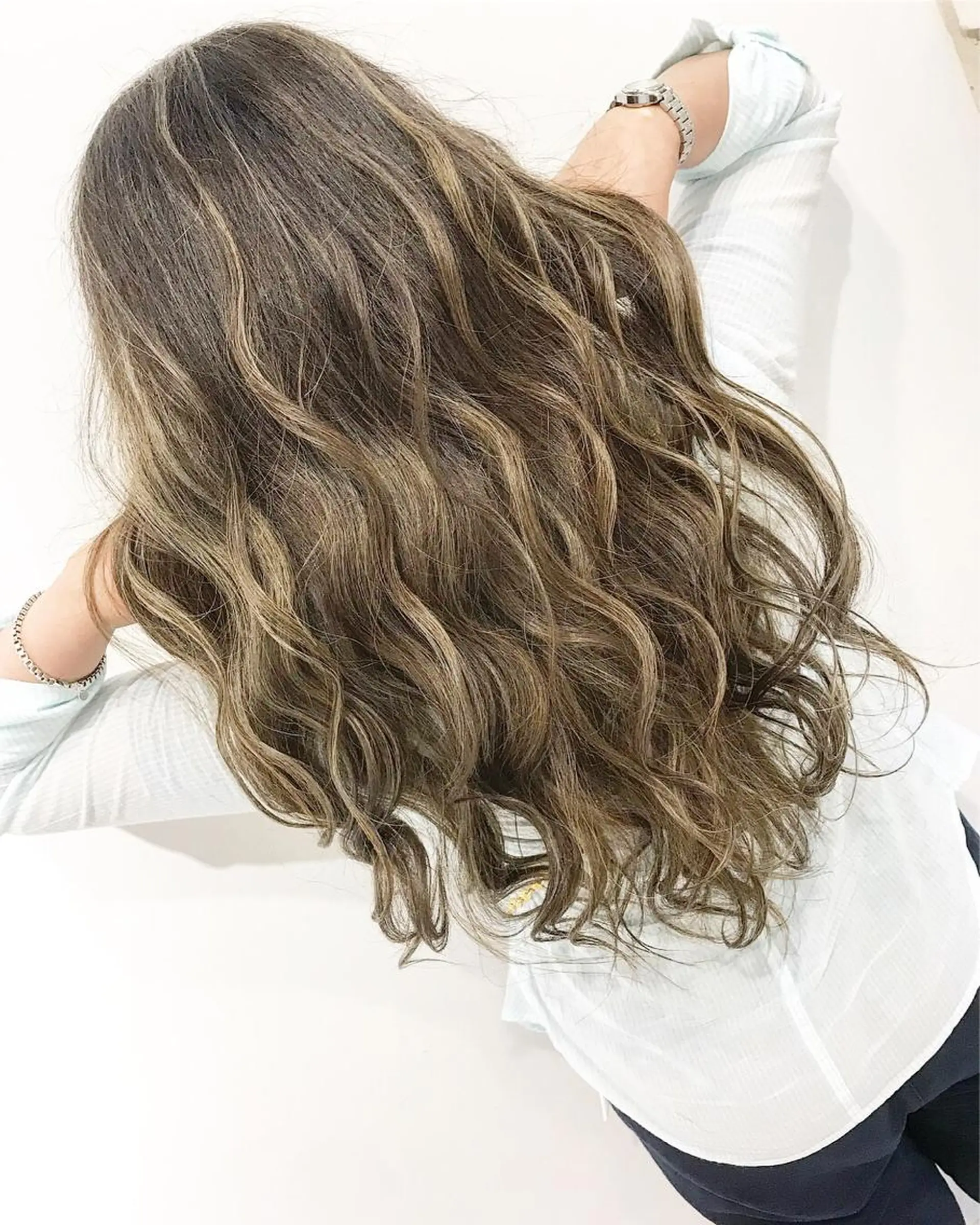 ロング カラー グラデーションカラー カット ヘアカラー grow【グロウ】恵比寿所属・奥野 貴史　代表　レイヤーのヘアスタイル