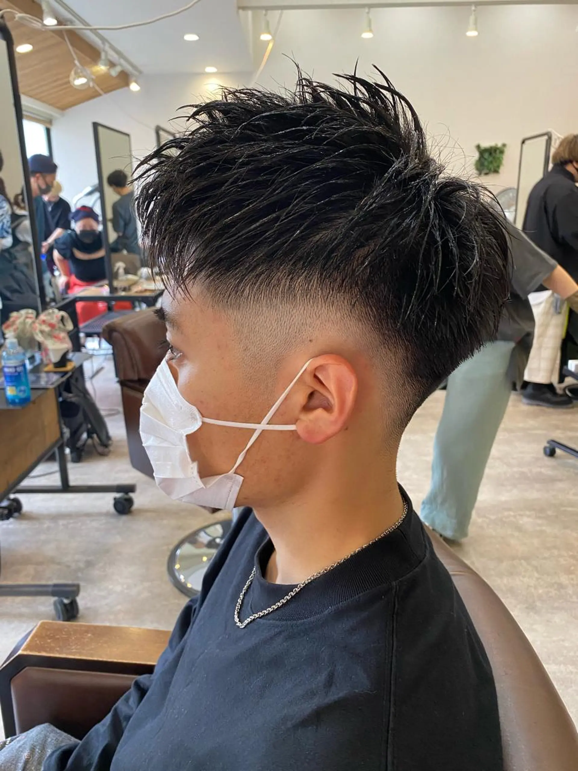ショート メンズ フェードカット 刈り上げ カット ヘッドスパ ヘアセット 🟢NEGi🟣 🫧髪質改善のヘアスタイル