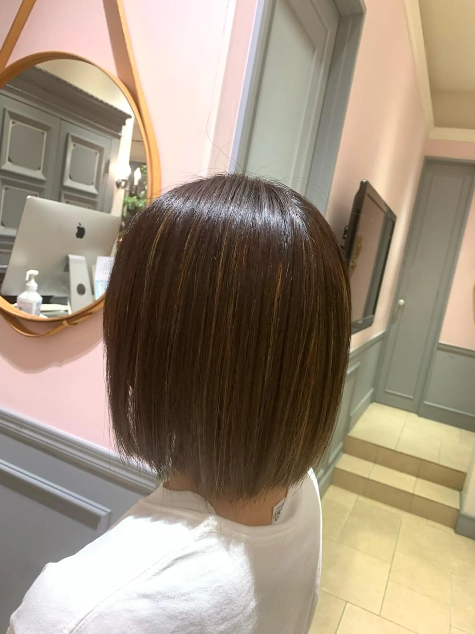 カラー ハイライトカラー 上野 七奈穂のヘアスタイル