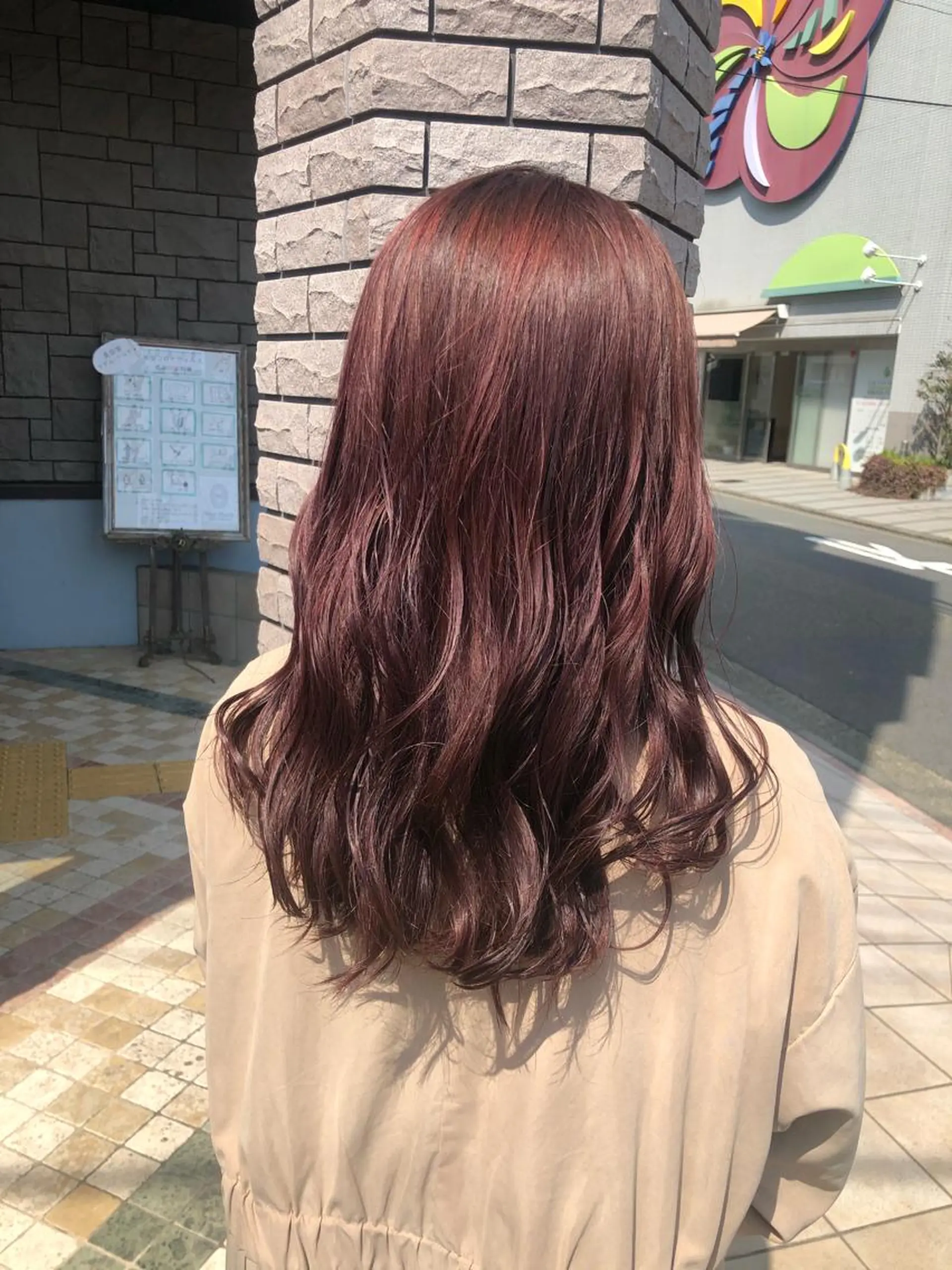 ミディアム ピンクラベンダー La fith hair rond 立川店所属・kyosuke. 艶カラー/ブリーチのヘアスタイル