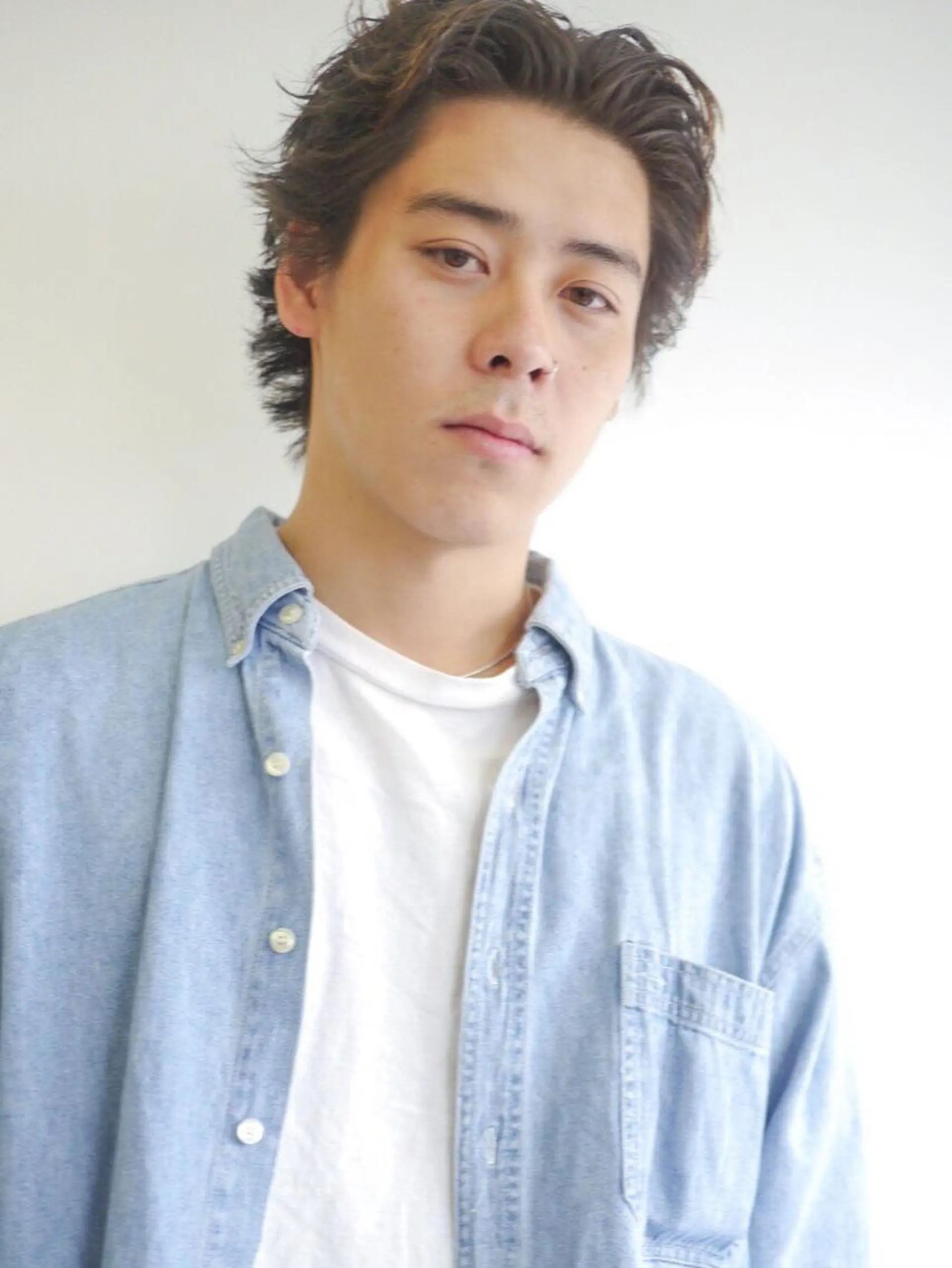 メンズ センターパート カット 渋谷メンズカット/ 工藤靖也のヘアスタイル