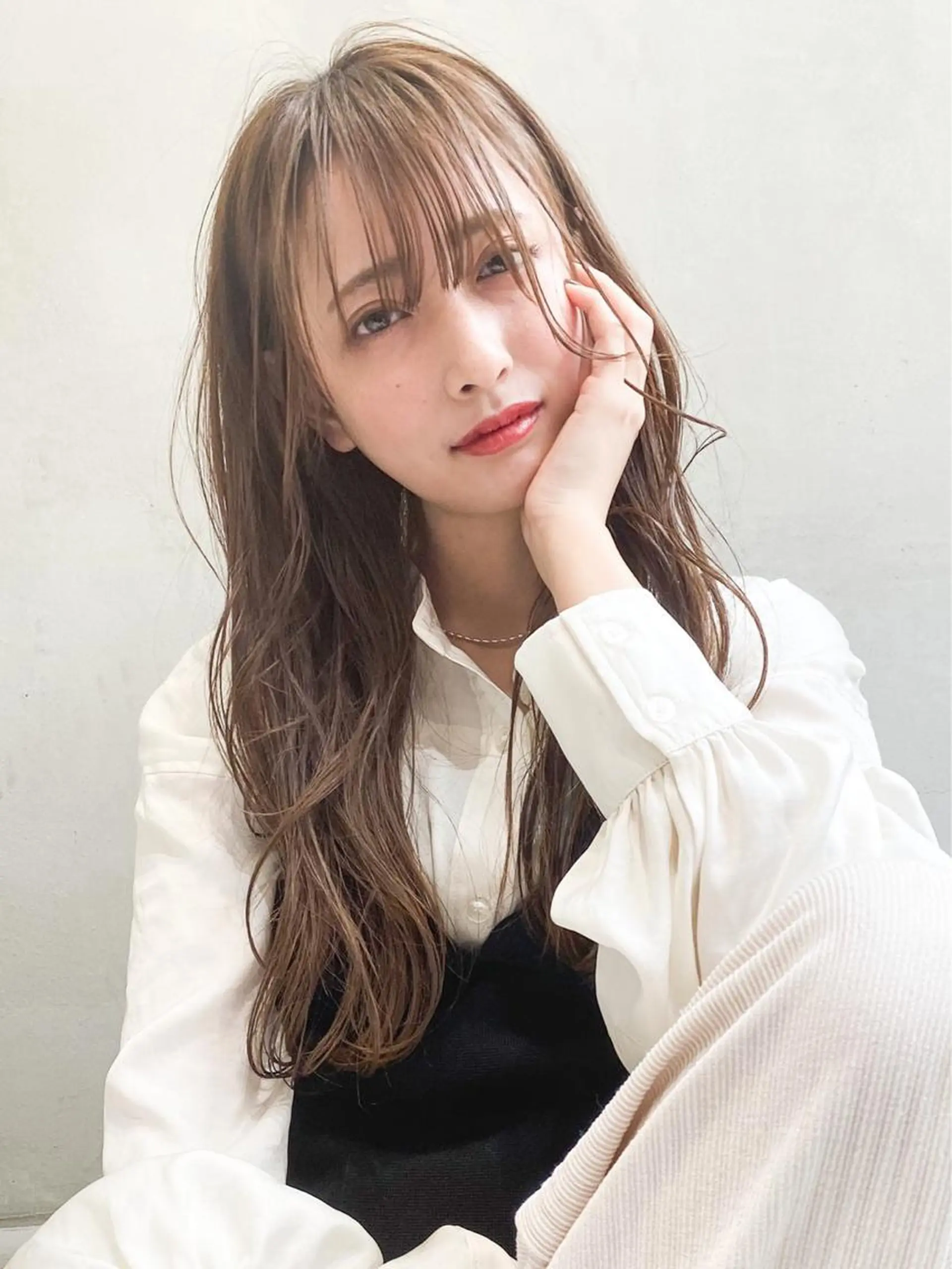ロング カット ヘアカラー トリートメント 🌿ガクト 🌿艶髪透明感のヘアスタイル
