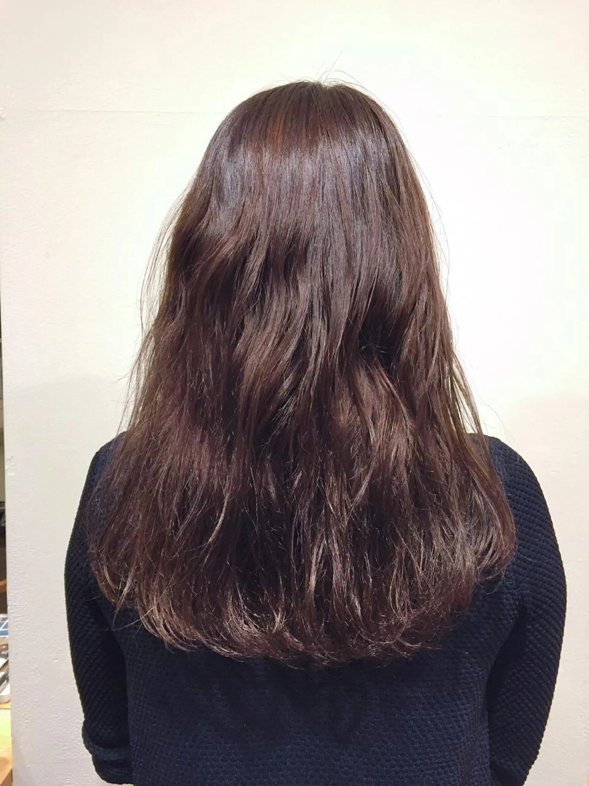 ロング カラー ラベンダーカラー 高浜 夕海のヘアスタイル