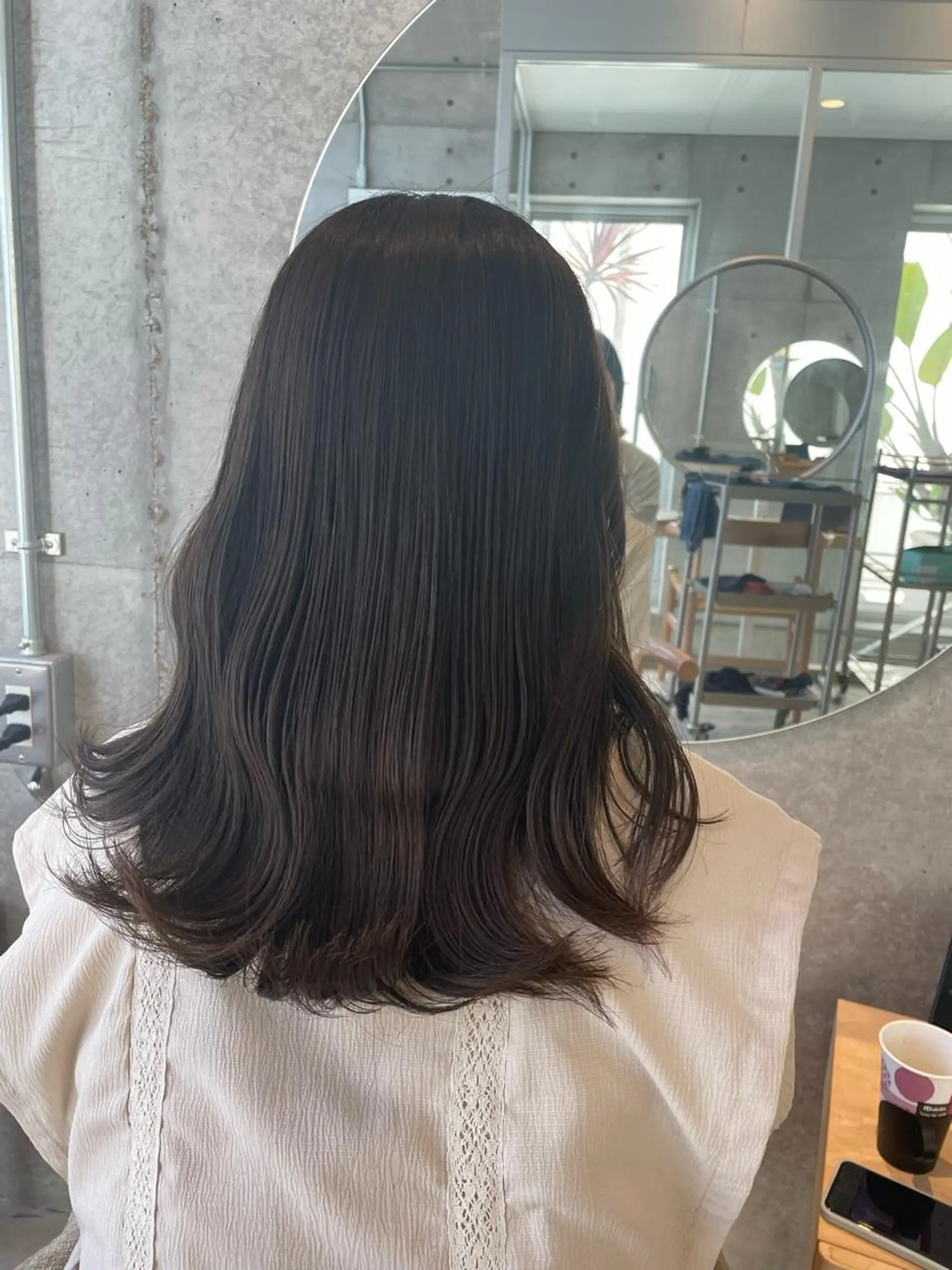 ミディアム カラー レイヤーカット🎀 kanaのヘアスタイル