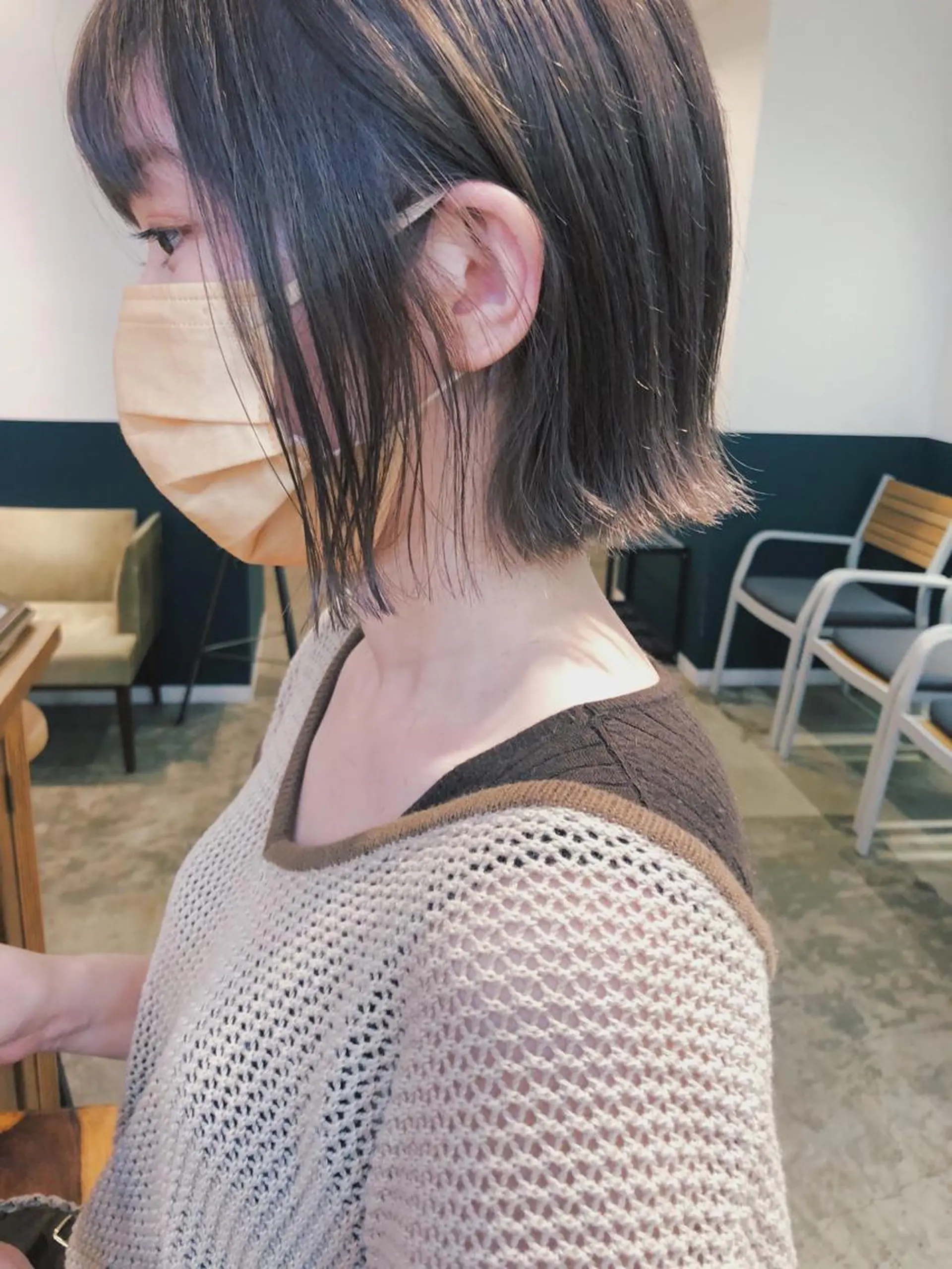 ショート カラー ウルフ、ボブ美容師 今井のヘアスタイル