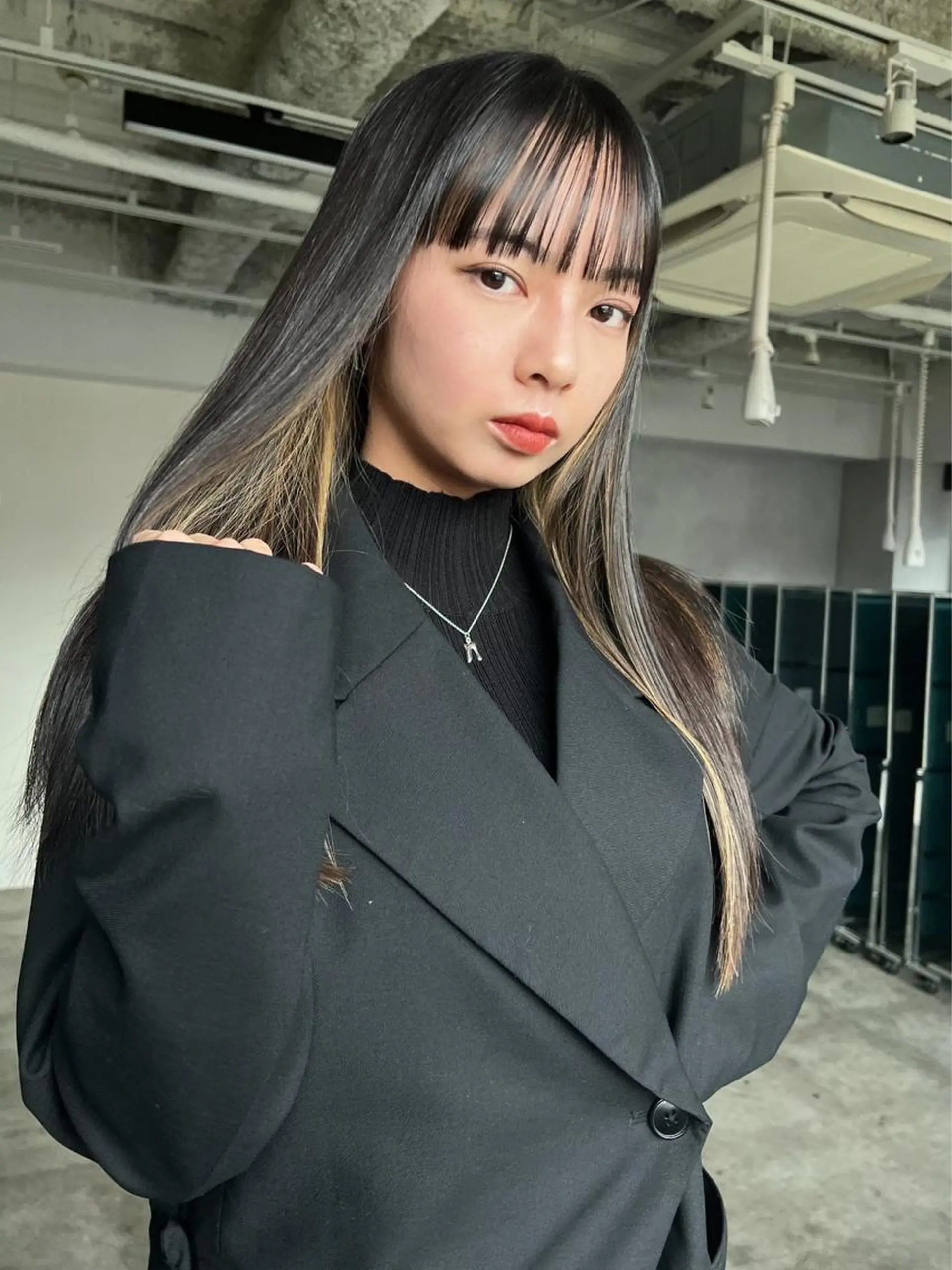 ロング 銀座/韓国/ワンホン 🤍艶髪🖤nahoのヘアスタイル