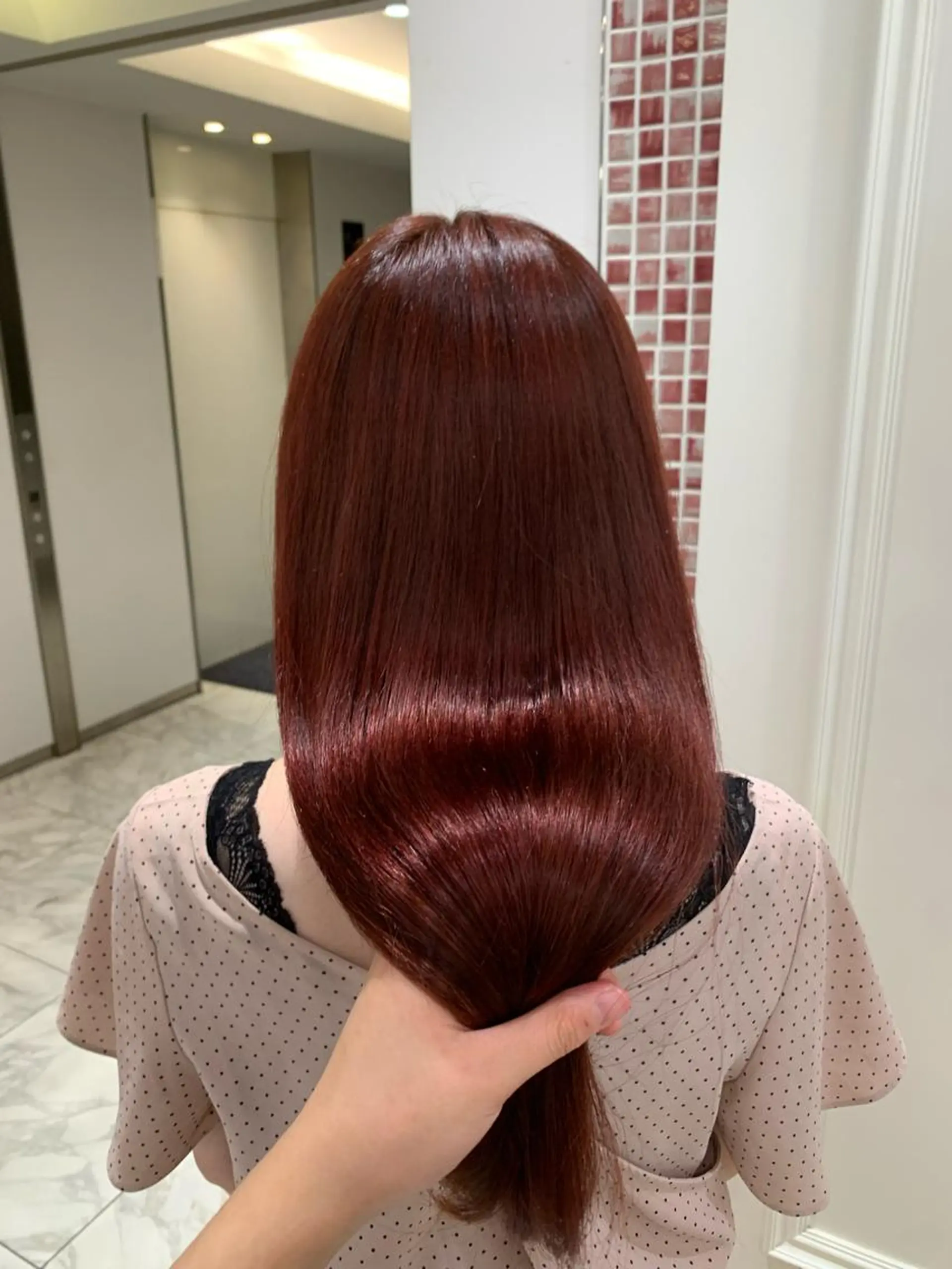 ロング GO TODAY シェアサロン 銀座Arc店所属・デジタルパーマ🫧 韓国風ヘア🫧サクラのヘアスタイル