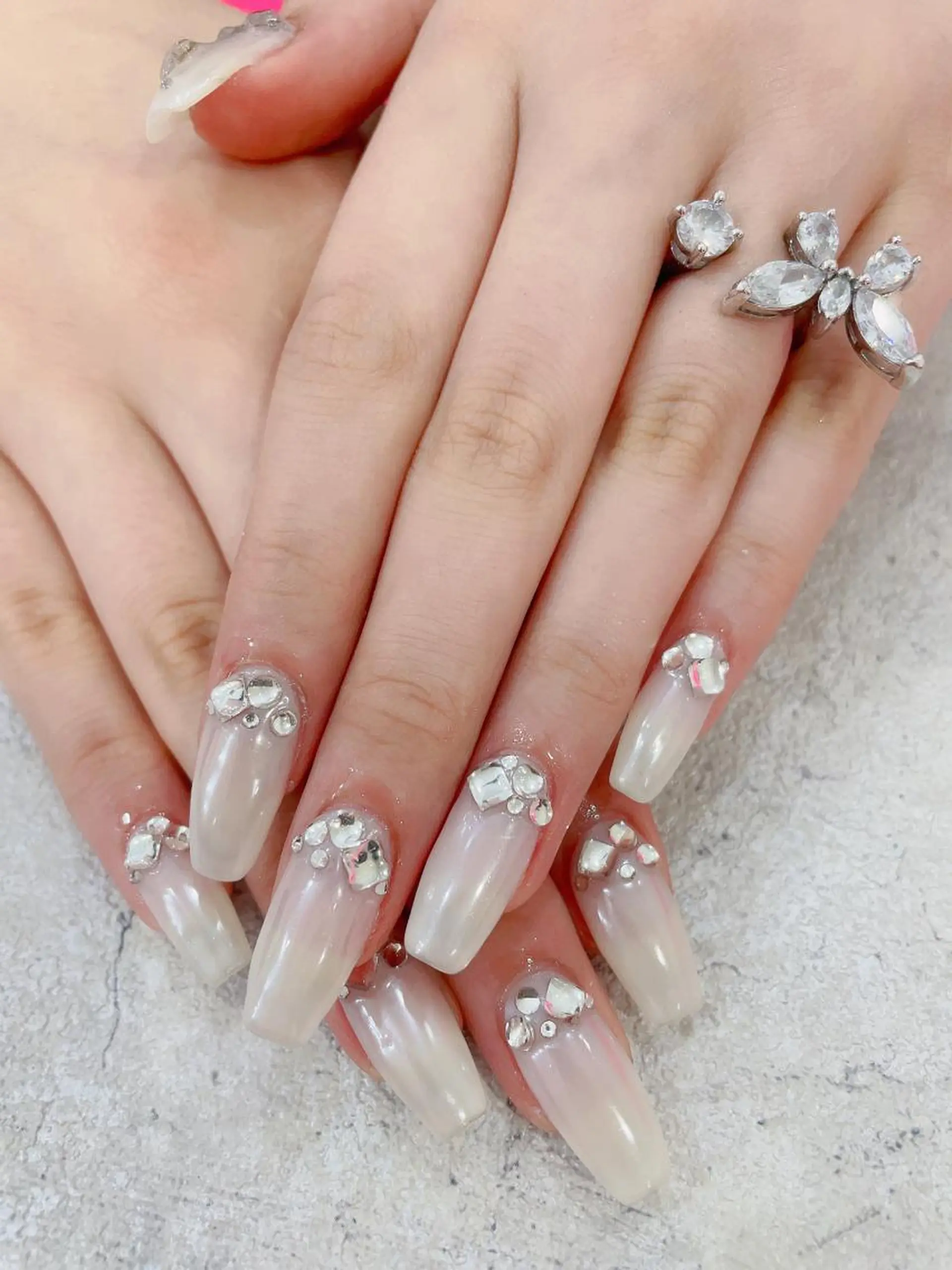 セミロング ネイル ハンドネイル cho nailのネイルデザイン